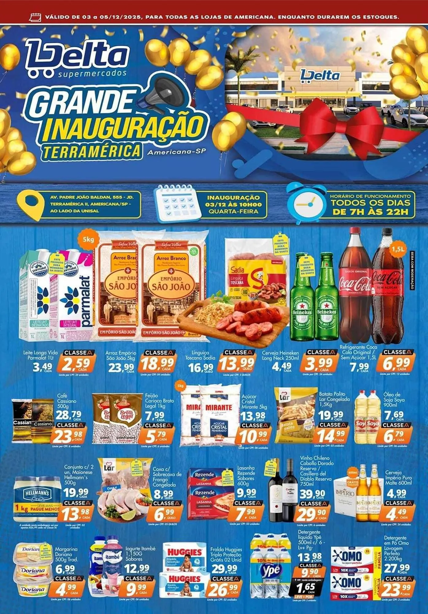 Encarte de Catálogo Delta Supermercados 3 de dezembro até 5 de dezembro 2025 - Pagina 1