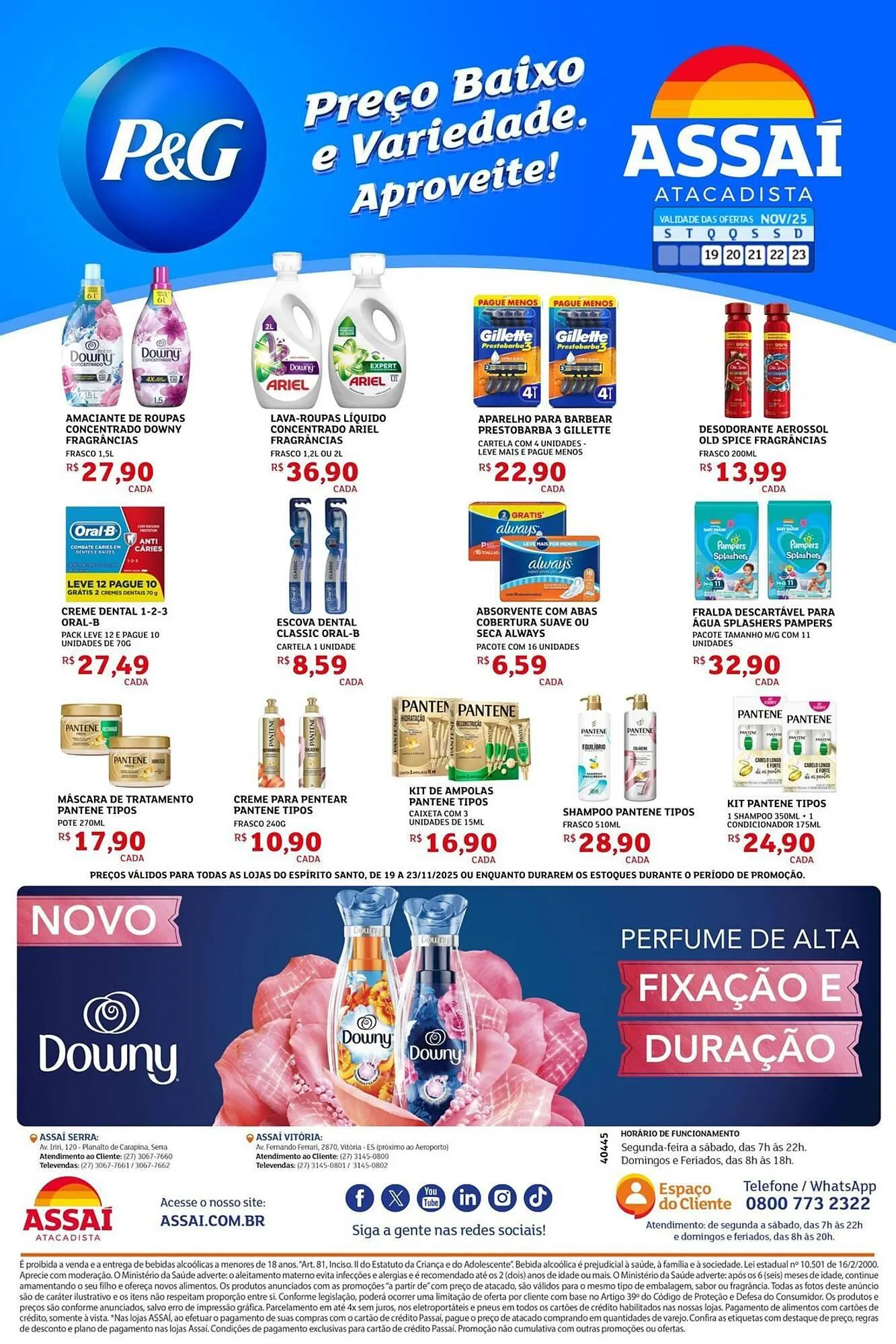 Encarte de Encarte Assaí Atacadista 19 de novembro até 23 de novembro 2025 - Pagina 1