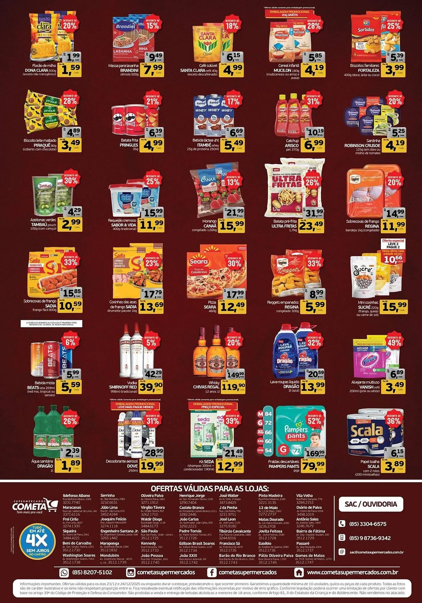 Encarte de Encarte Cometa Supermercados 23 de dezembro até 24 de dezembro 2025 - Pagina 2