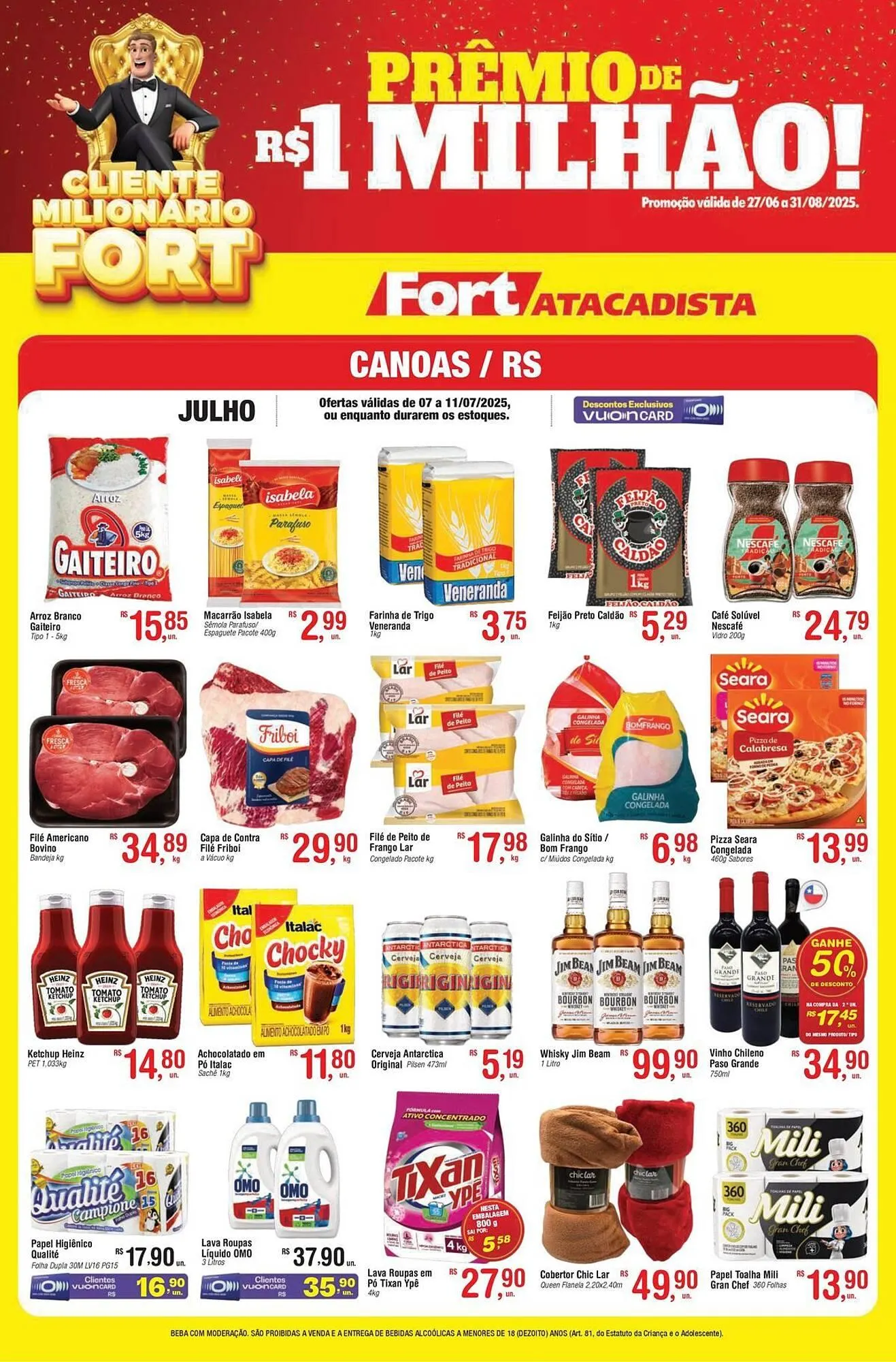 Encarte de Catálogo Fort Atacadista 7 de julho até 11 de julho 2025 - Pagina 1