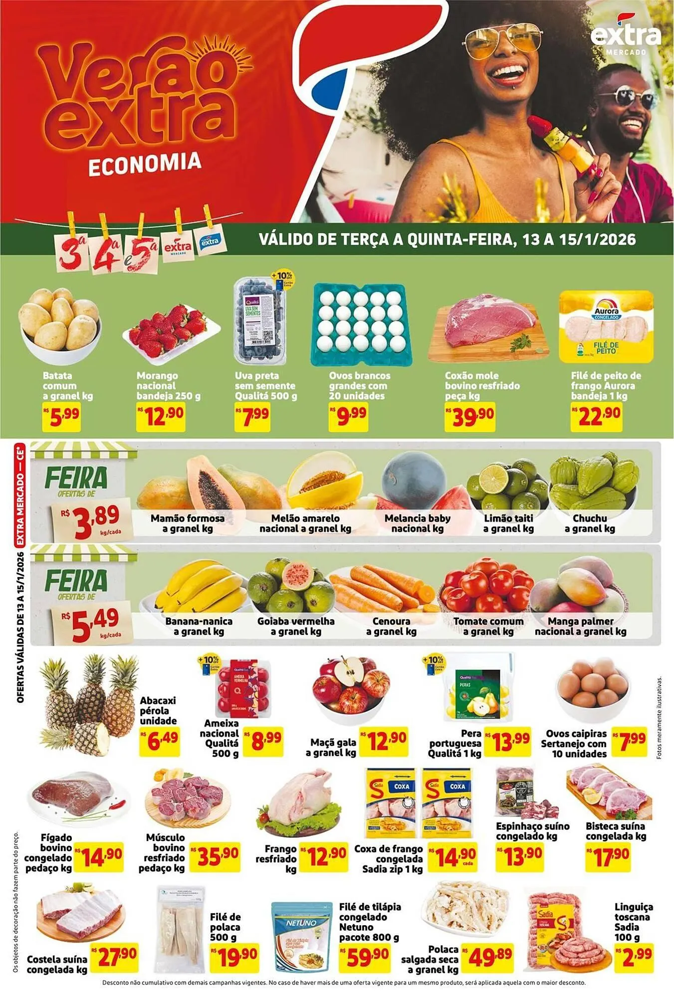 Encarte de Catálogo Extra 13 de janeiro até 15 de janeiro 2026 - Pagina 1