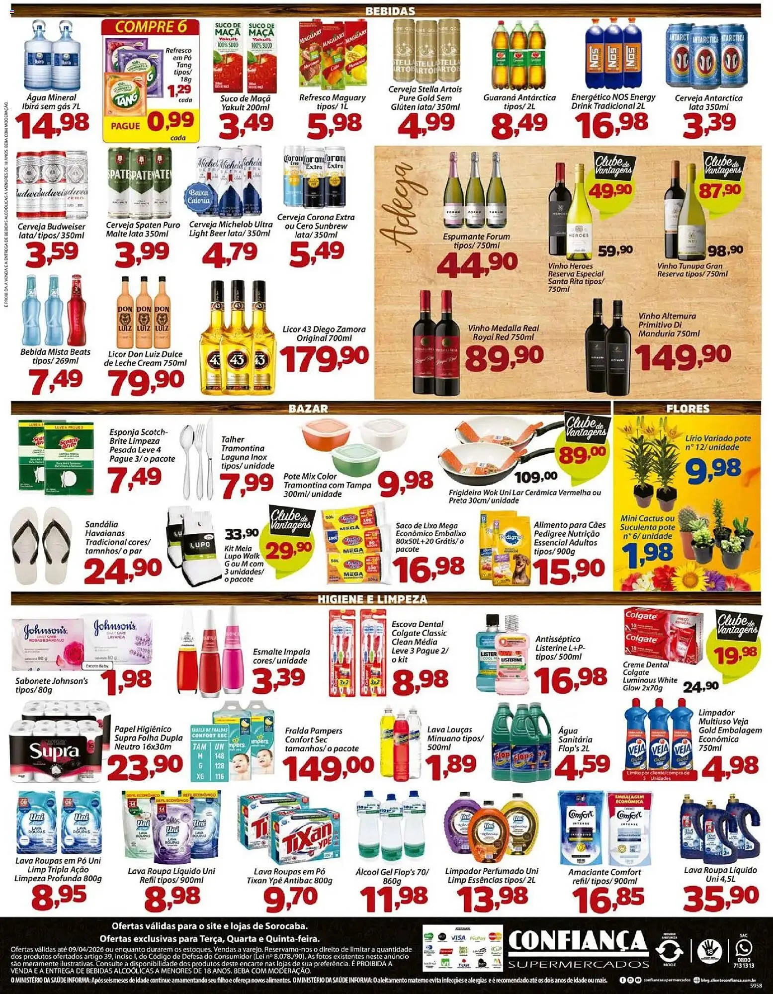 Encarte de Catálogo Confiança Supermercados 7 de abril até 9 de abril 2026 - Pagina 4