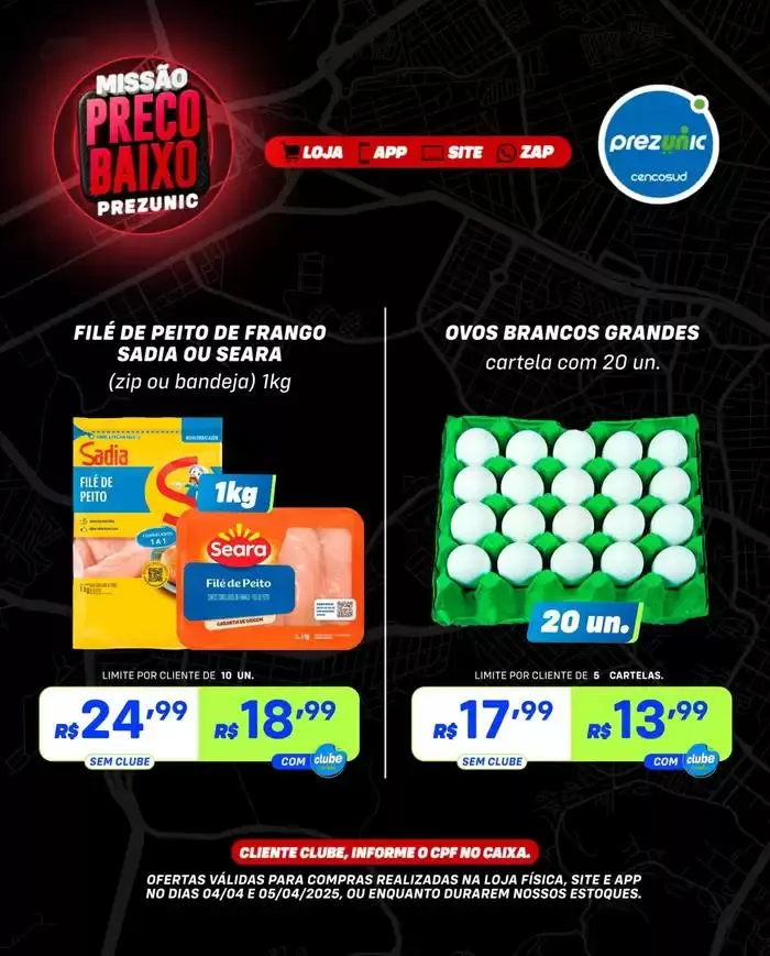 Encarte de Encarte Prezunic 4 de abril até 5 de abril 2025 - Pagina 7