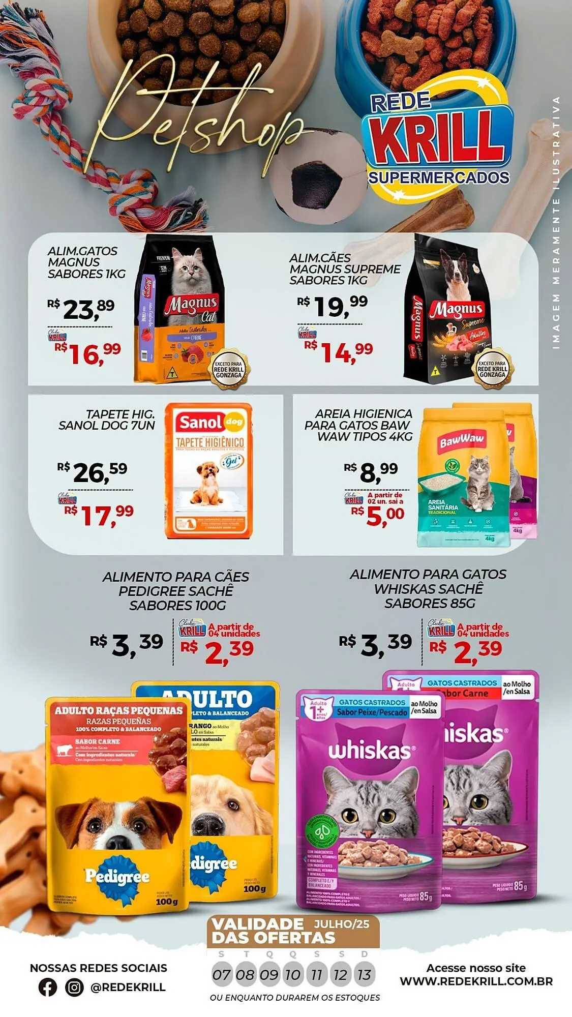 Encarte de Catálogo Rede Krill 7 de julho até 12 de julho 2025 - Pagina 5