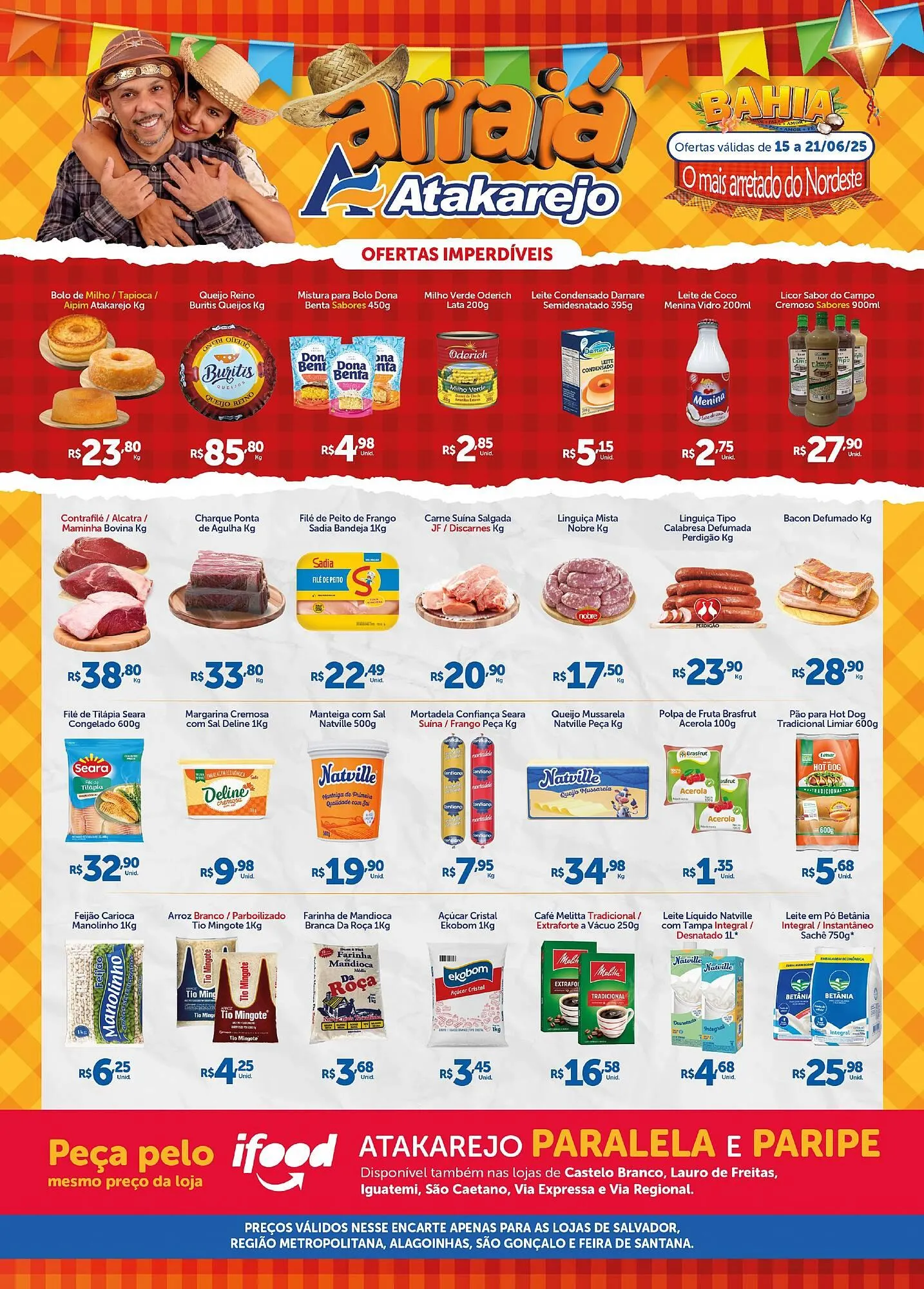 Encarte de Catálogo Atakarejo 15 de junho até 21 de junho 2025 - Pagina 1