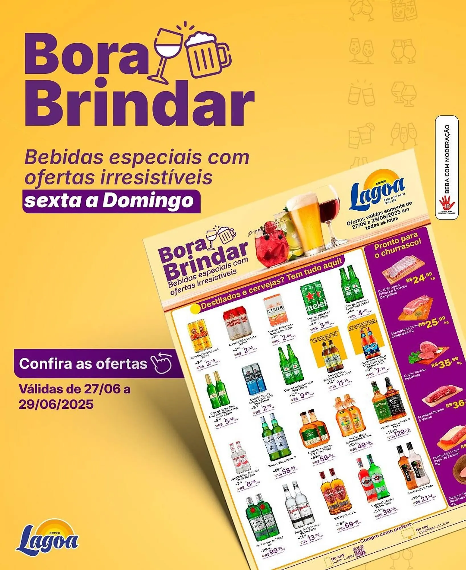 Encarte de Catálogo Super Lagoa 27 de junho até 29 de junho 2025 - Pagina 1