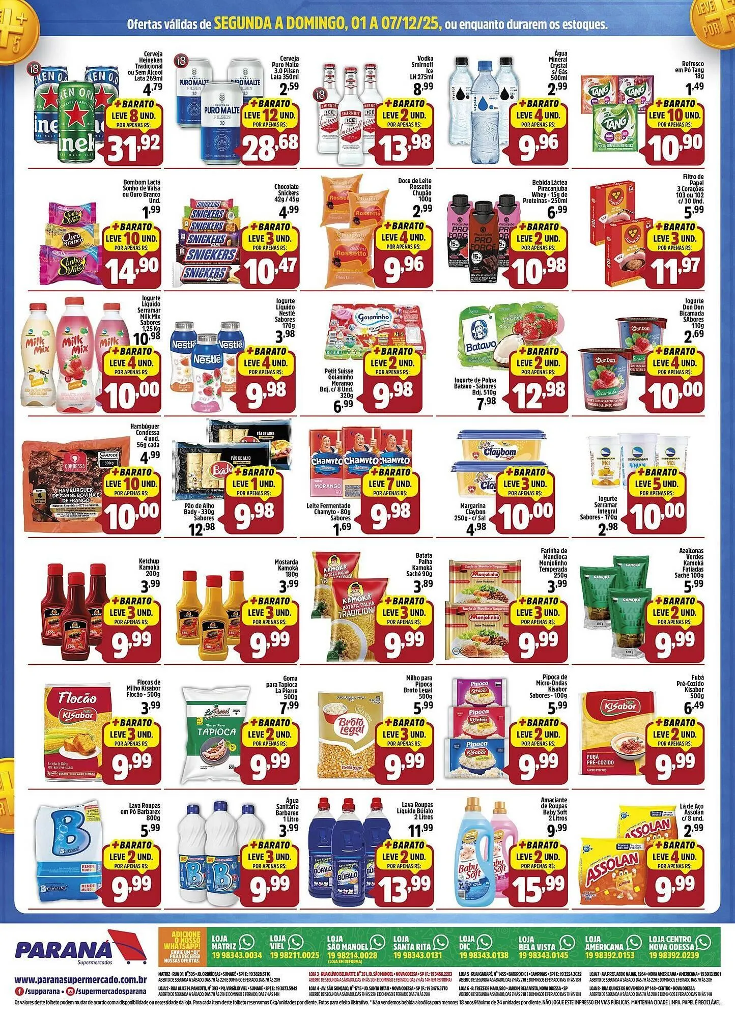 Encarte de Folheto Supermercado Paraná 1 de dezembro até 7 de dezembro 2025 - Pagina 2
