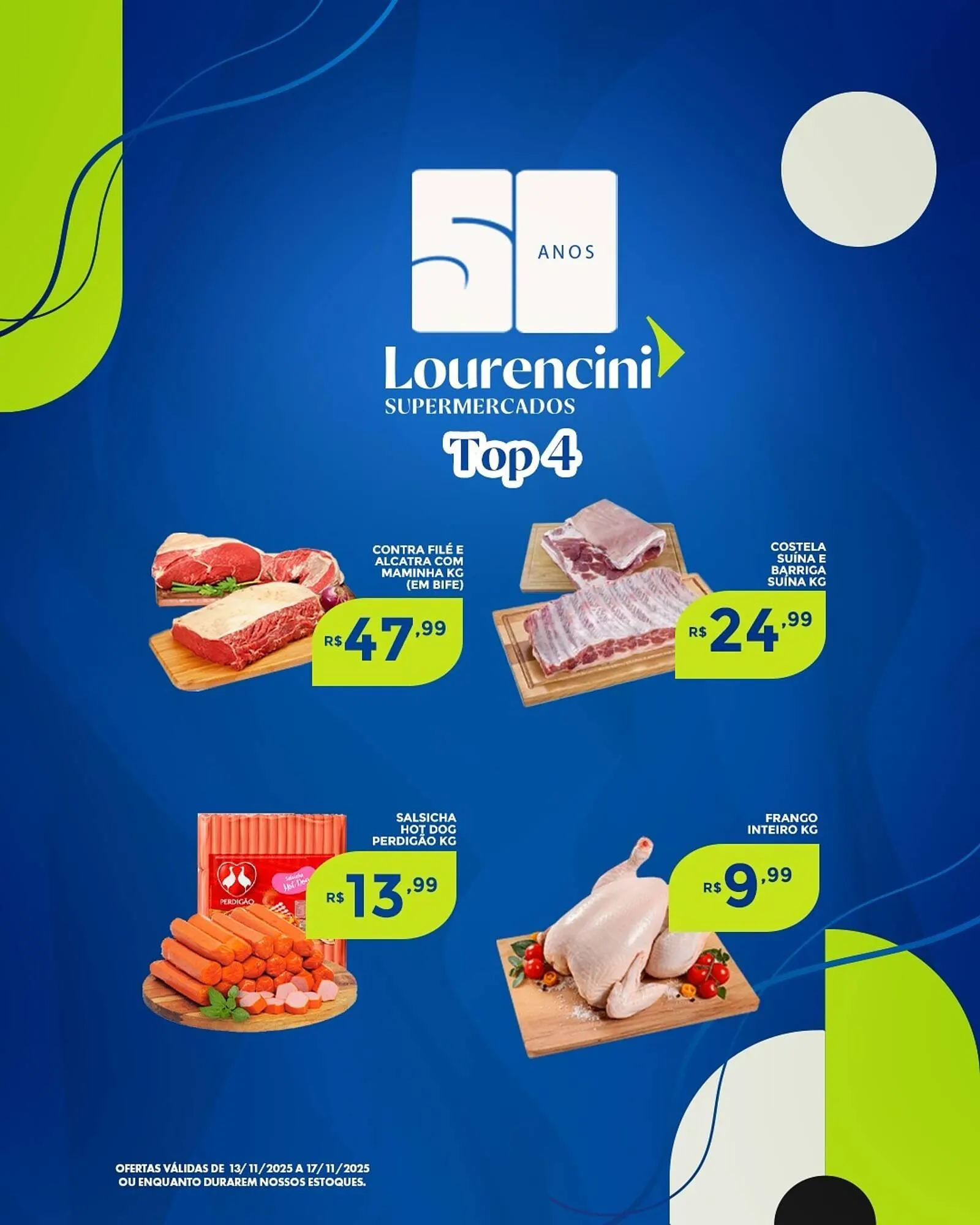 Encarte de Catálogo Lourencini Supermercados 13 de novembro até 17 de novembro 2025 - Pagina 2