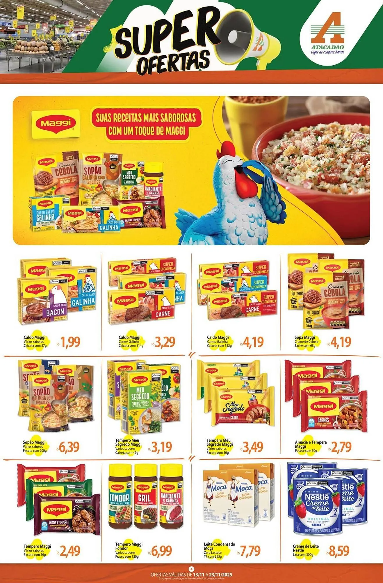 Encarte de Folheto Atacadão 13 de novembro até 23 de novembro 2025 - Pagina 4