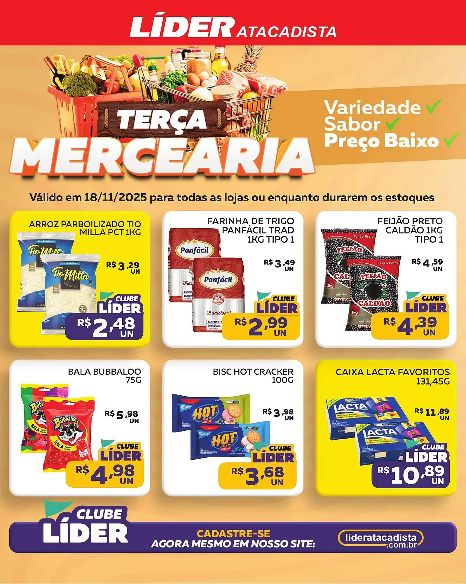 Encarte de Encarte Lider Atacadista 17 de novembro até 18 de novembro 2025 - Pagina 1