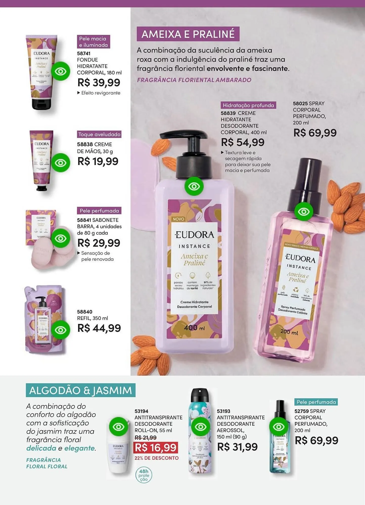 Encarte de Catálogo Eudora 4 de junho até 30 de junho 2025 - Pagina 74