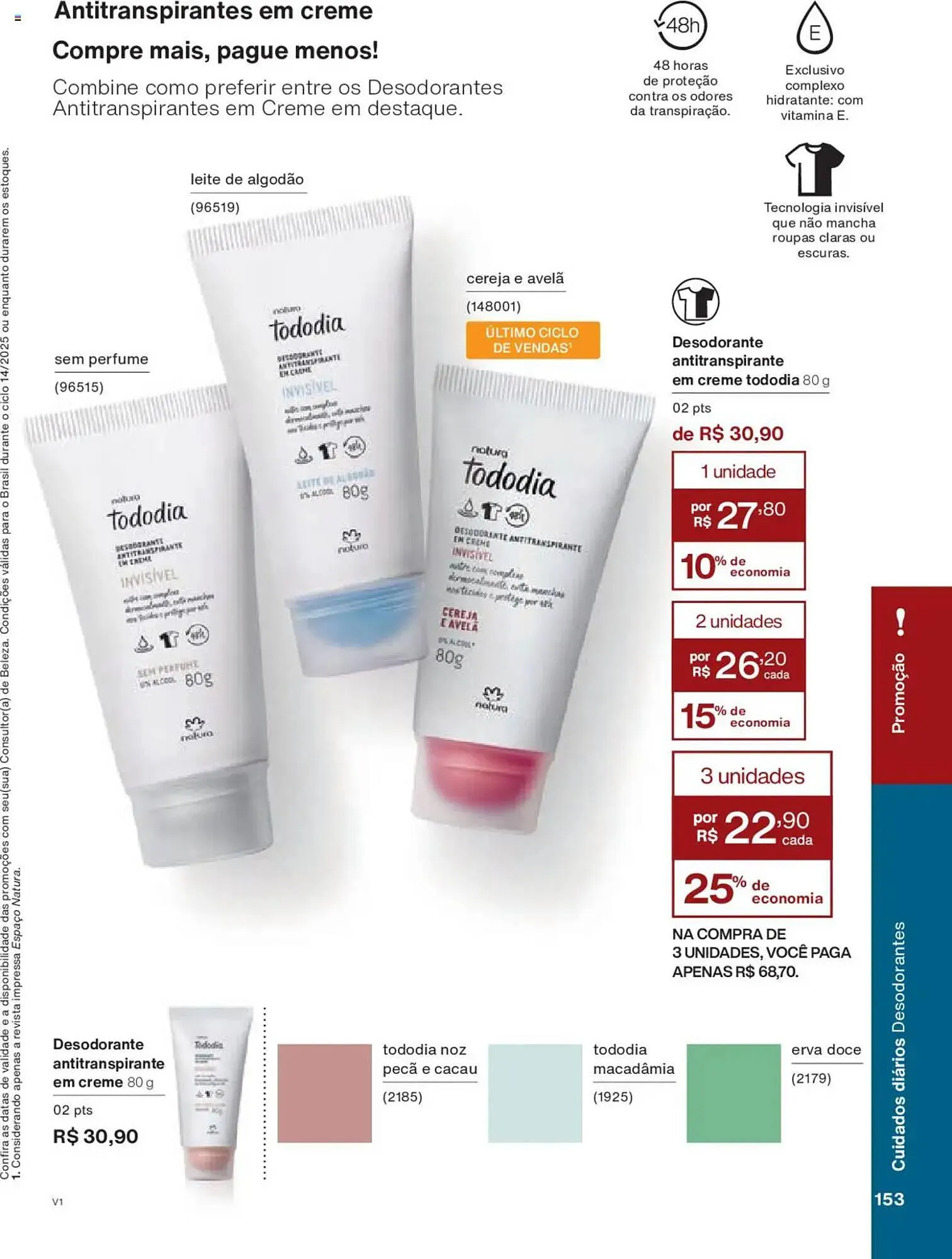 Encarte de Catálogo Natura 18 de agosto até 9 de setembro 2025 - Pagina 153