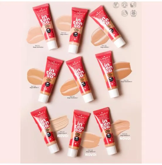 Base Facial Líquida Marchetti Seja Intensa - Bege Médio IV