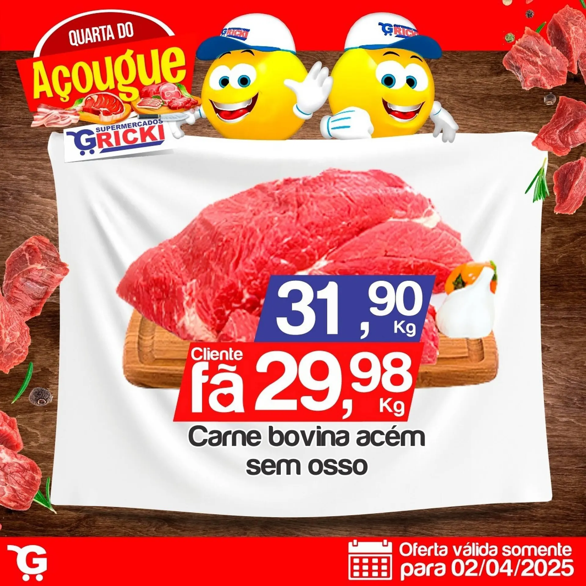 Encarte de Catálogo Supermercados Gricki 2 de abril até 2 de abril 2025 - Pagina 3