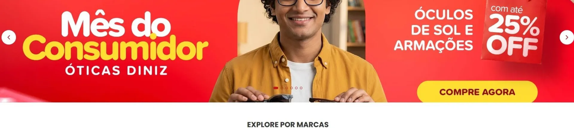 Encarte de Catálogo Óticas Diniz 26 de março até 9 de abril 2026 - Pagina 1