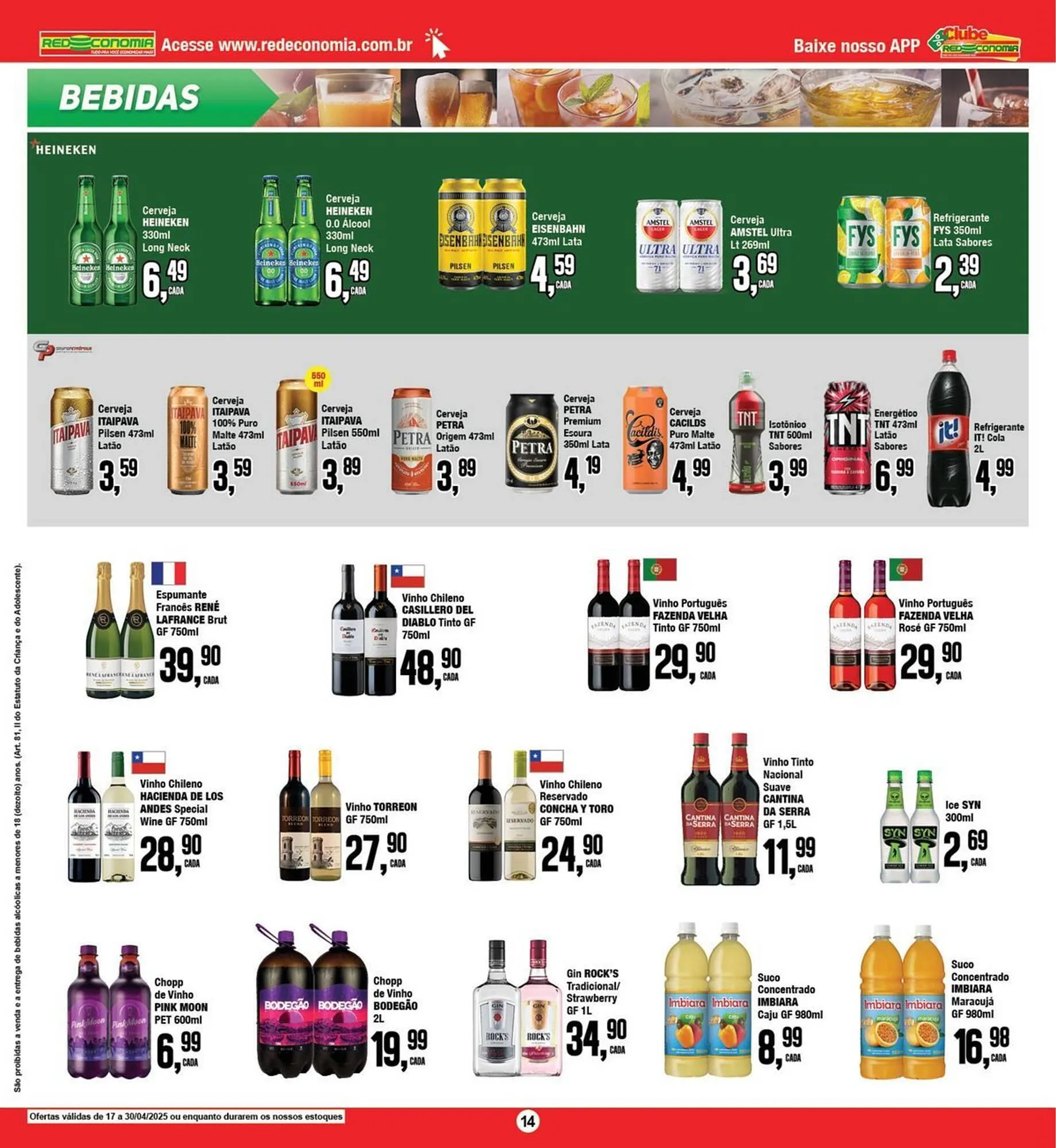 Encarte de Catálogo Rede Economia 17 de abril até 30 de abril 2025 - Pagina 13