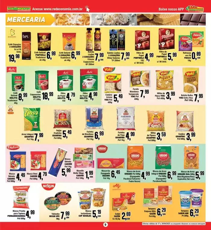 Encarte de Ofertas Rede Economia 17 de abril até 30 de abril 2025 - Pagina 8