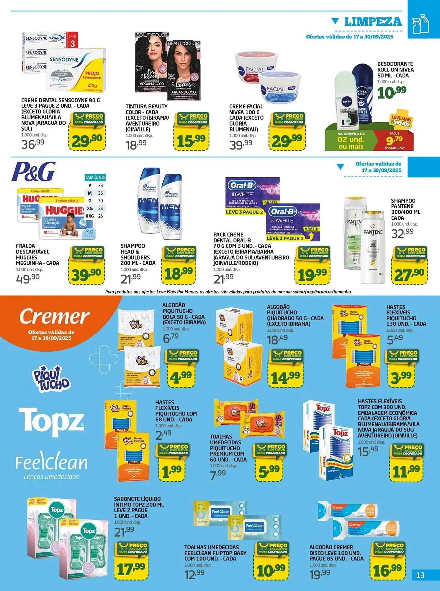 Encarte de Tabloide Cooper 17 de setembro até 30 de setembro 2025 - Pagina 13