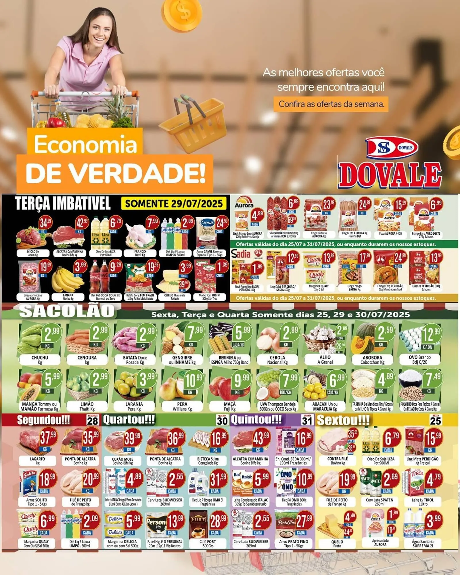 Encarte de Catálogo Dovale 25 de julho até 29 de julho 2025 - Pagina 1