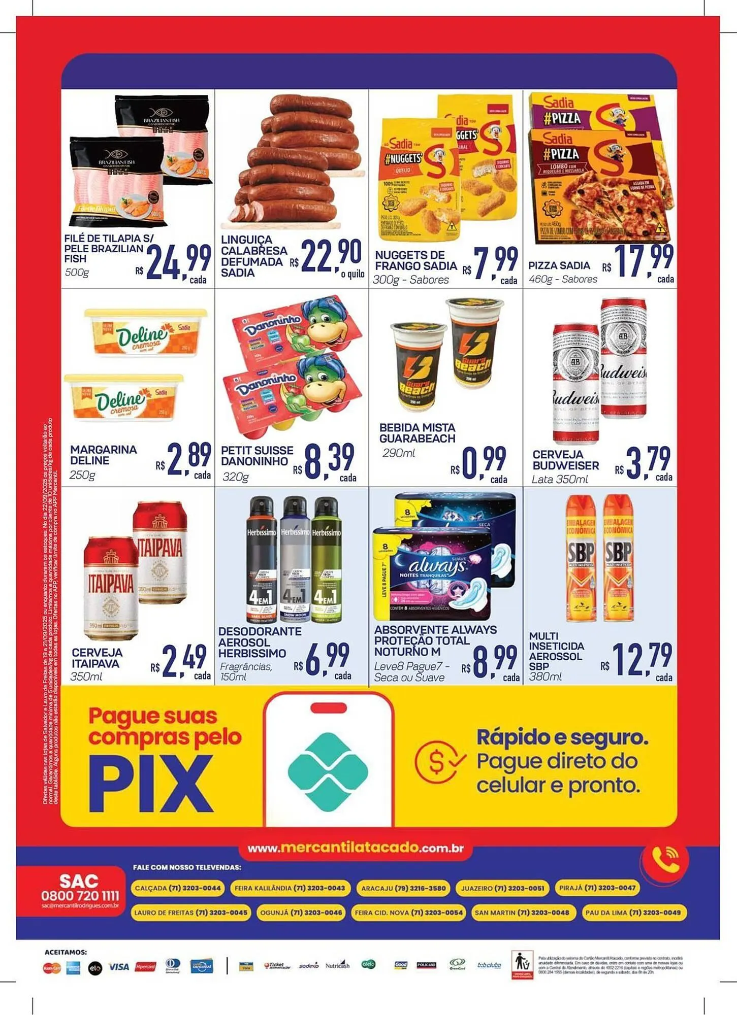 Encarte de Folheto Mercantil Rodrigues 19 de setembro até 21 de setembro 2025 - Pagina 2