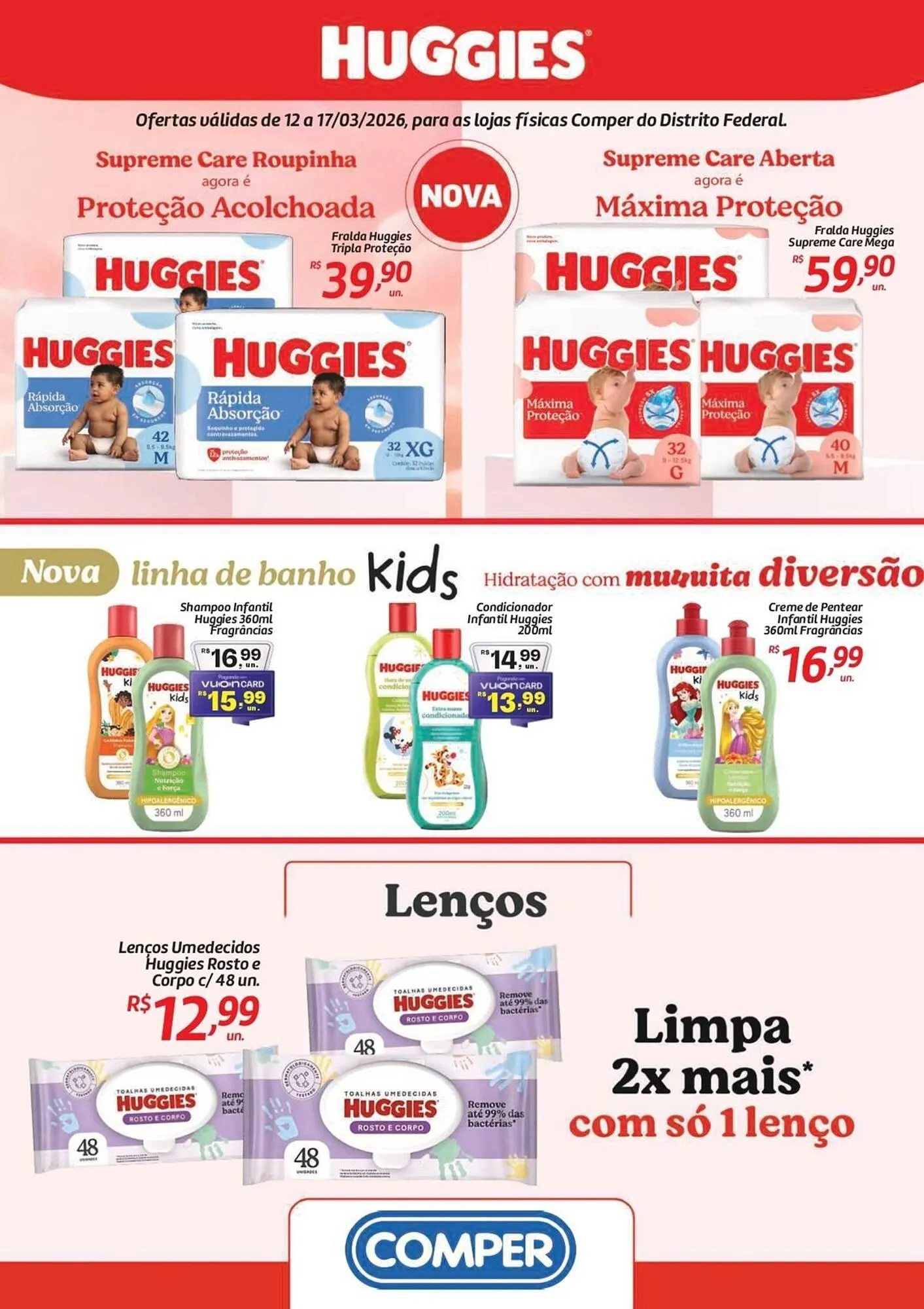 Encarte de Folheto Comper 13 de março até 17 de março 2026 - Pagina 1