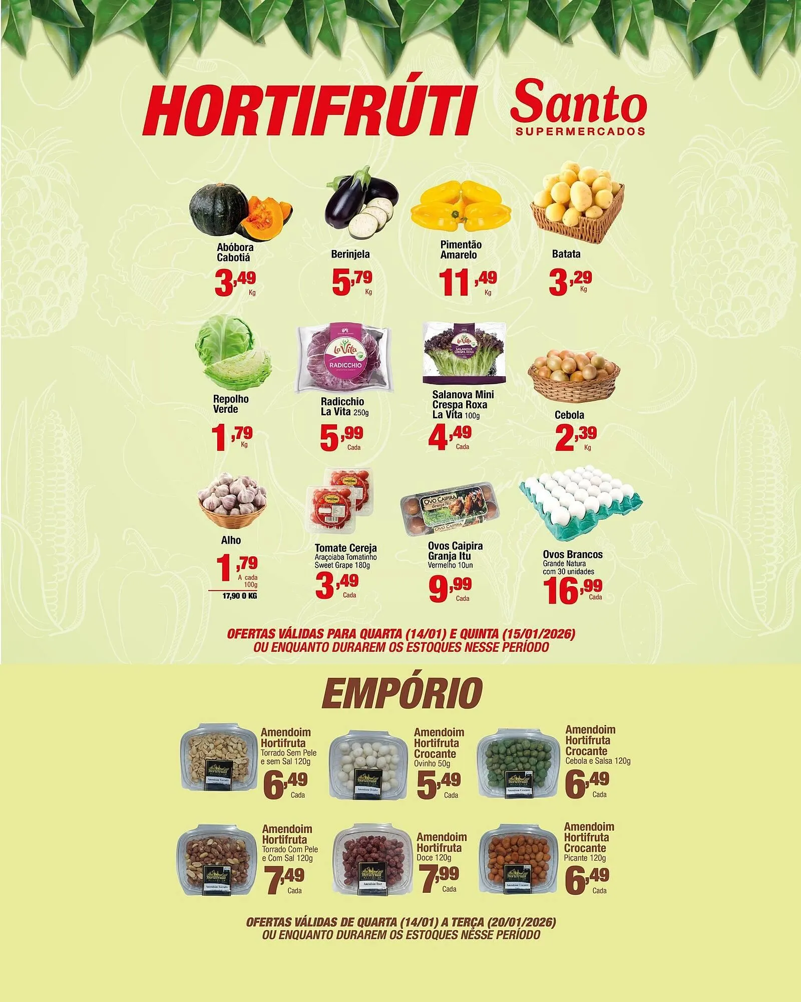 Encarte de Catálogo Santo Supermercados 14 de janeiro até 20 de janeiro 2026 - Pagina 3