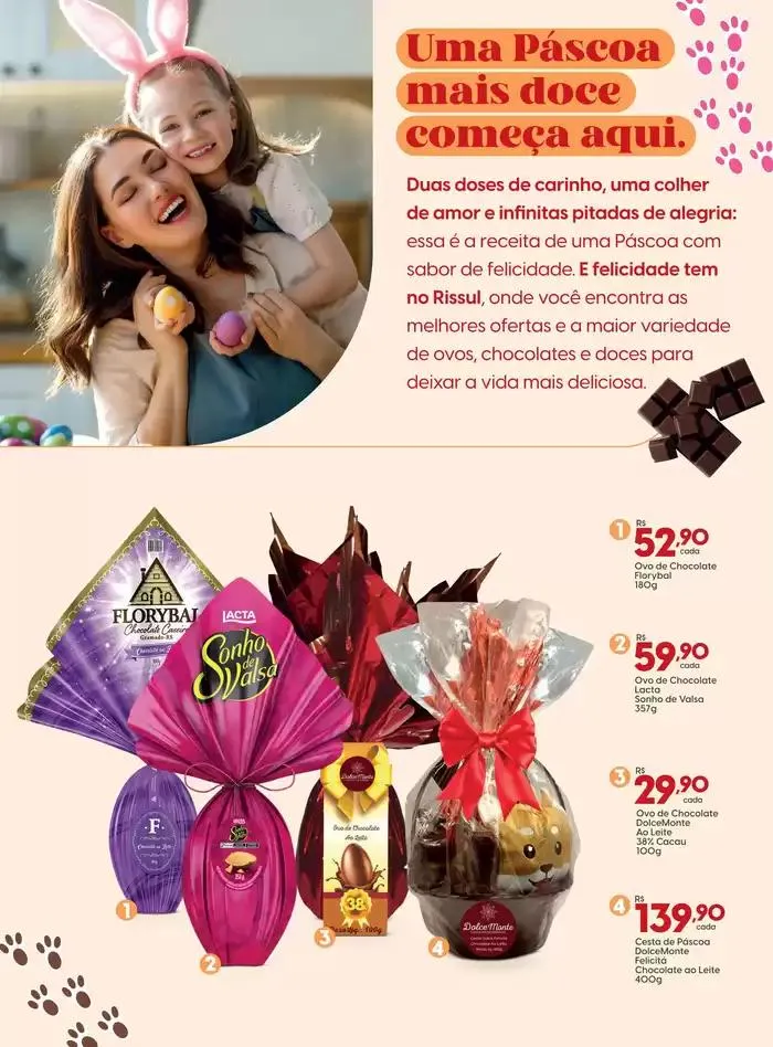 Encarte de PÁSCOA RISSUL 20 de março até 29 de março 2025 - Pagina 2
