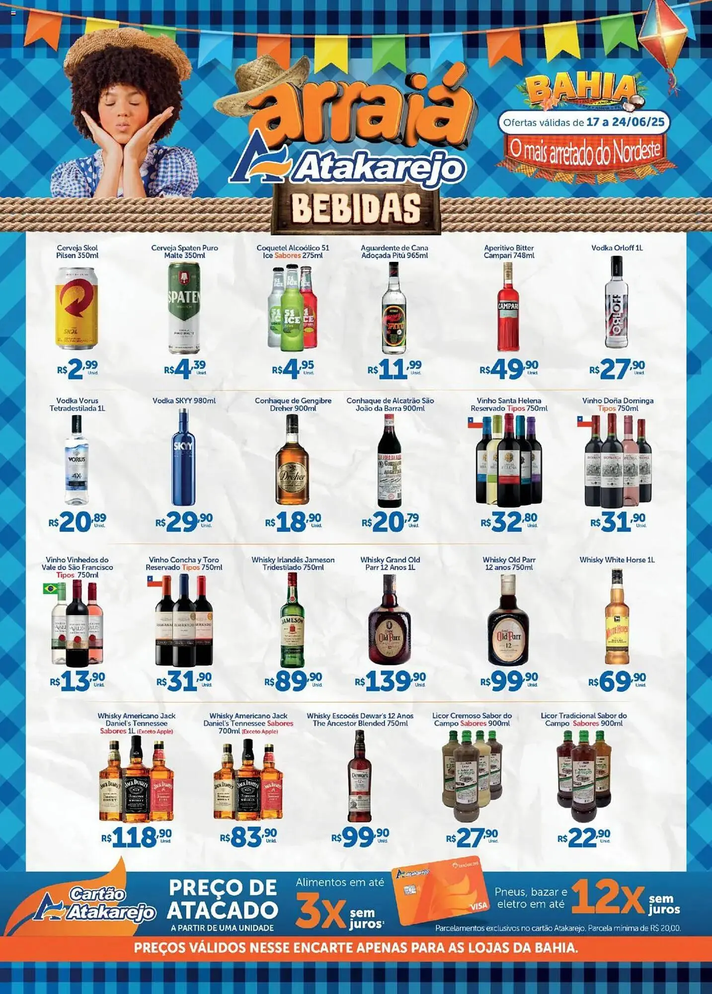 Encarte de Catálogo Atakarejo 17 de junho até 25 de junho 2025 - Pagina 1