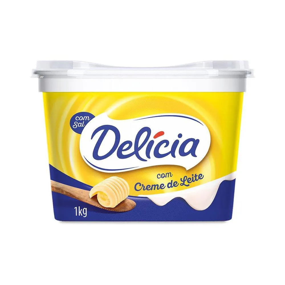 Margarina Delícia com Creme de Leite com Sal 1kg