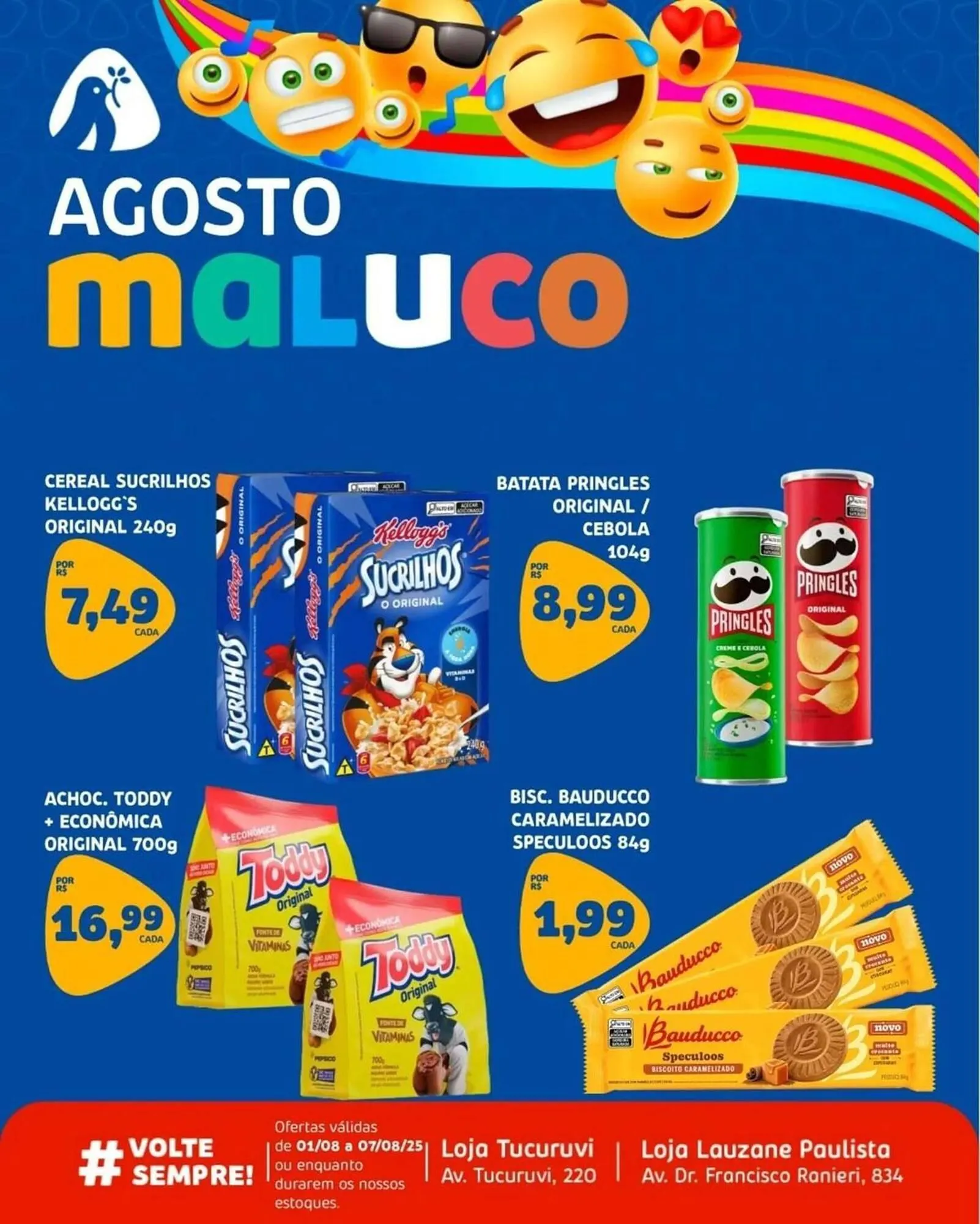Encarte de Catálogo Trimais Supermercado 1 de agosto até 7 de agosto 2025 - Pagina 1