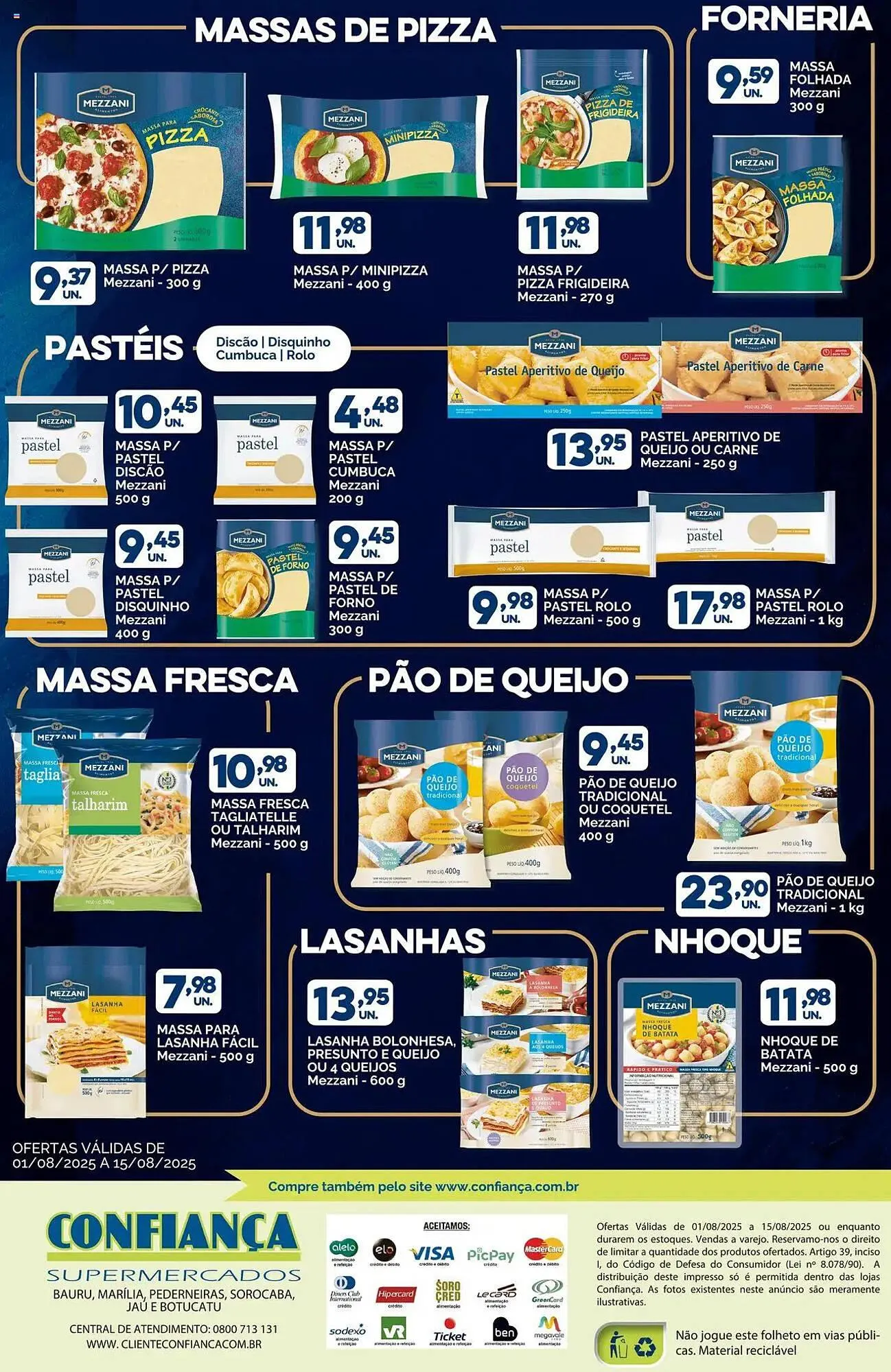 Encarte de Catálogo Confiança Supermercados 1 de agosto até 15 de agosto 2025 - Pagina 2
