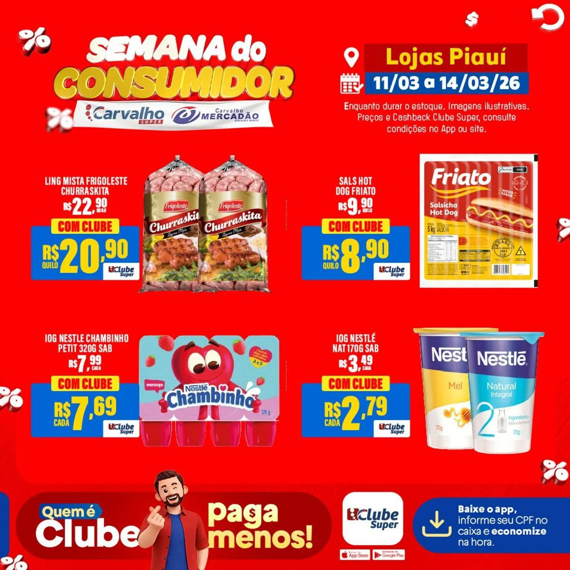 Encarte de Catálogo Carvalho Supermercado 11 de março até 14 de março 2026 - Pagina 3