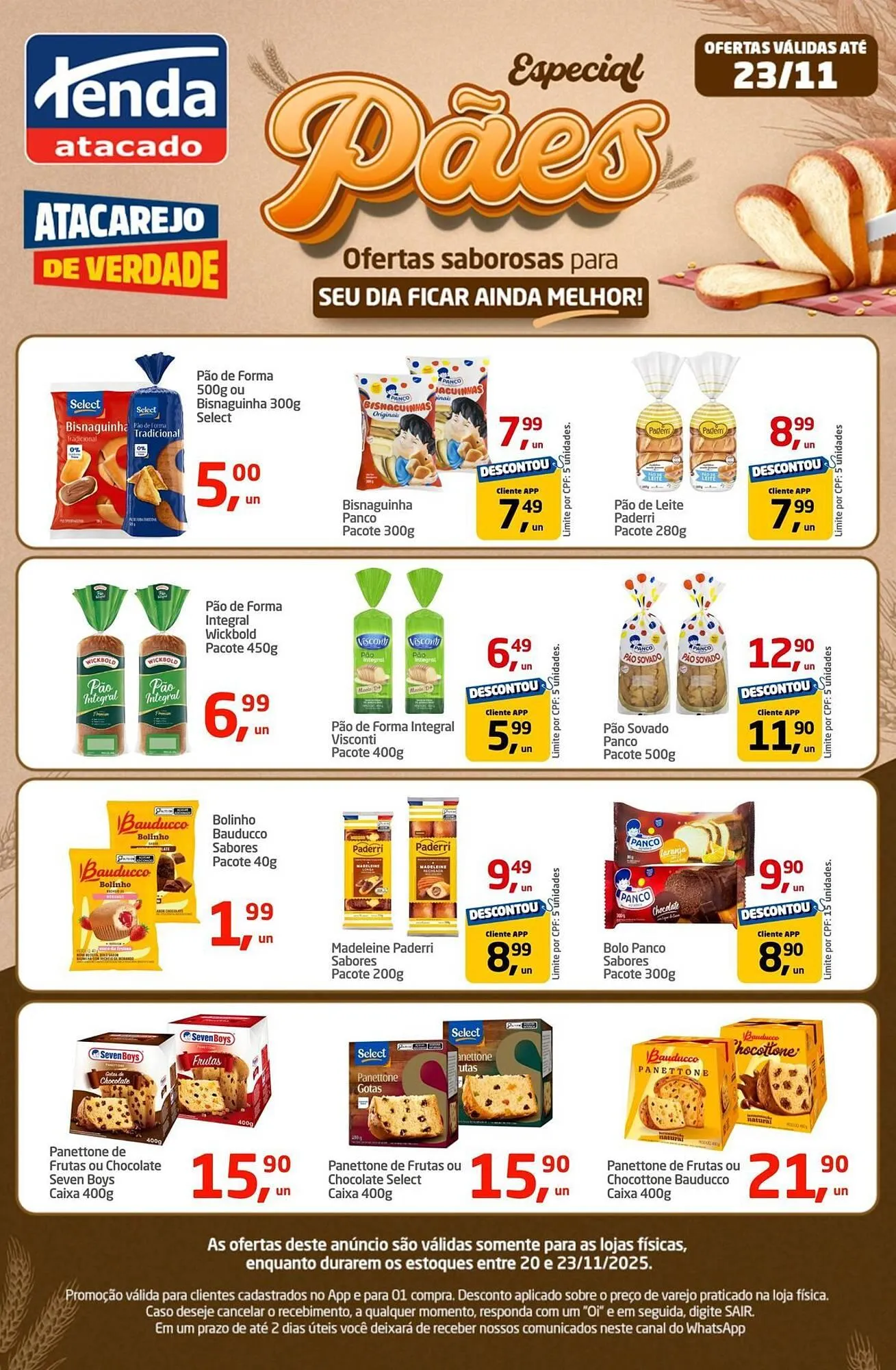 Encarte de Folheto Tenda Atacado 20 de novembro até 23 de novembro 2025 - Pagina 1