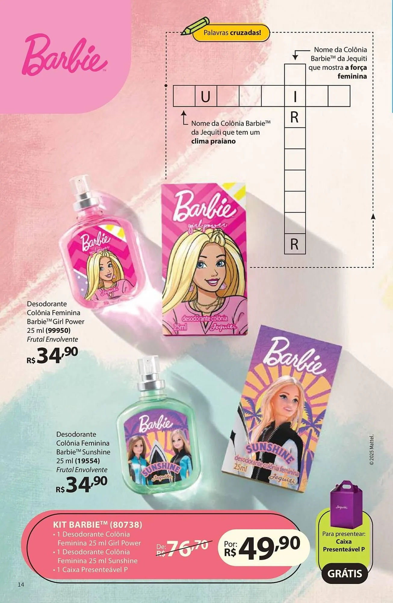 Encarte de Catálogo Jequiti 25 de agosto até 31 de dezembro 2025 - Pagina 14