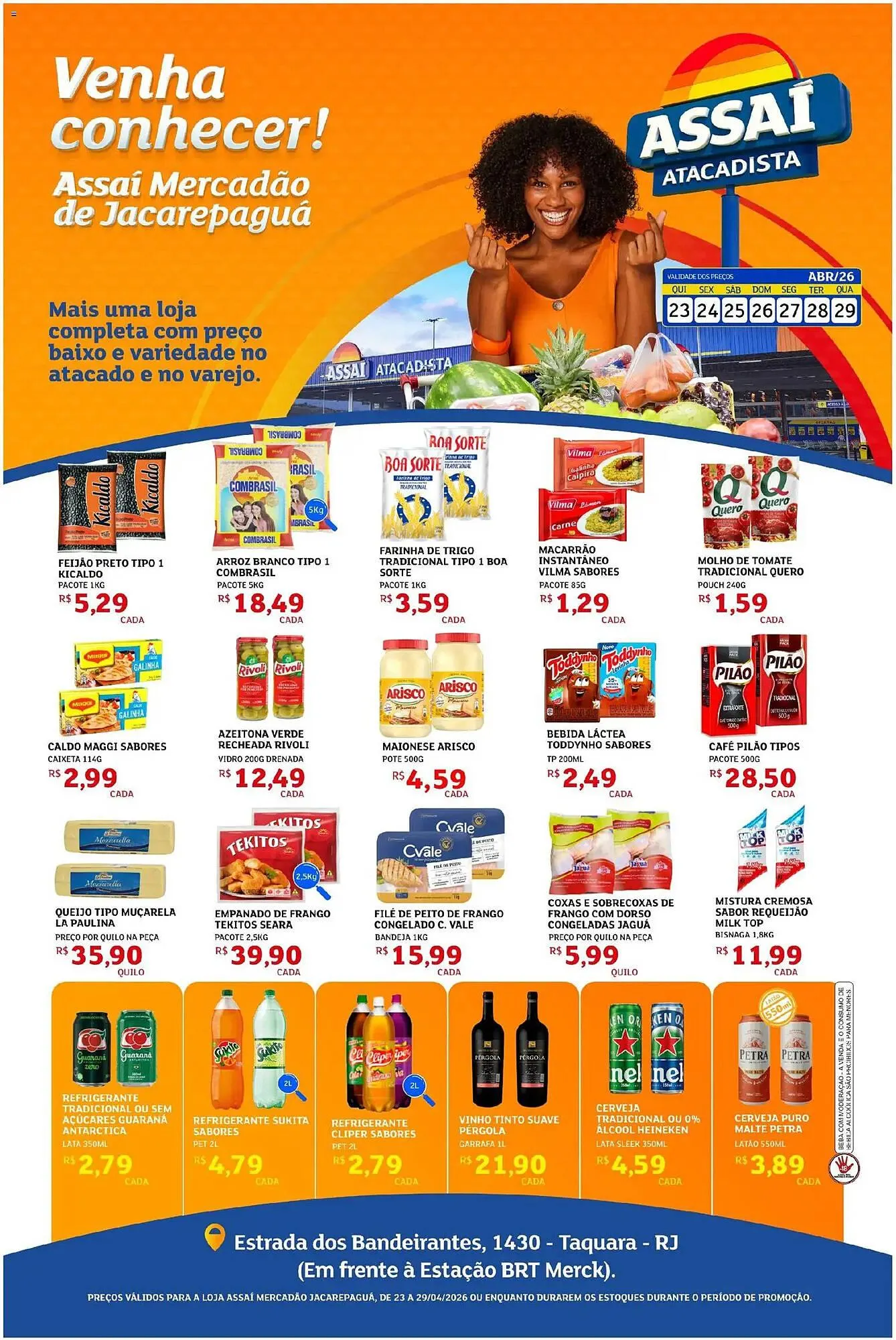 Encarte de Encarte Assaí Atacadista 24 de abril até 30 de abril 2026 - Pagina 1