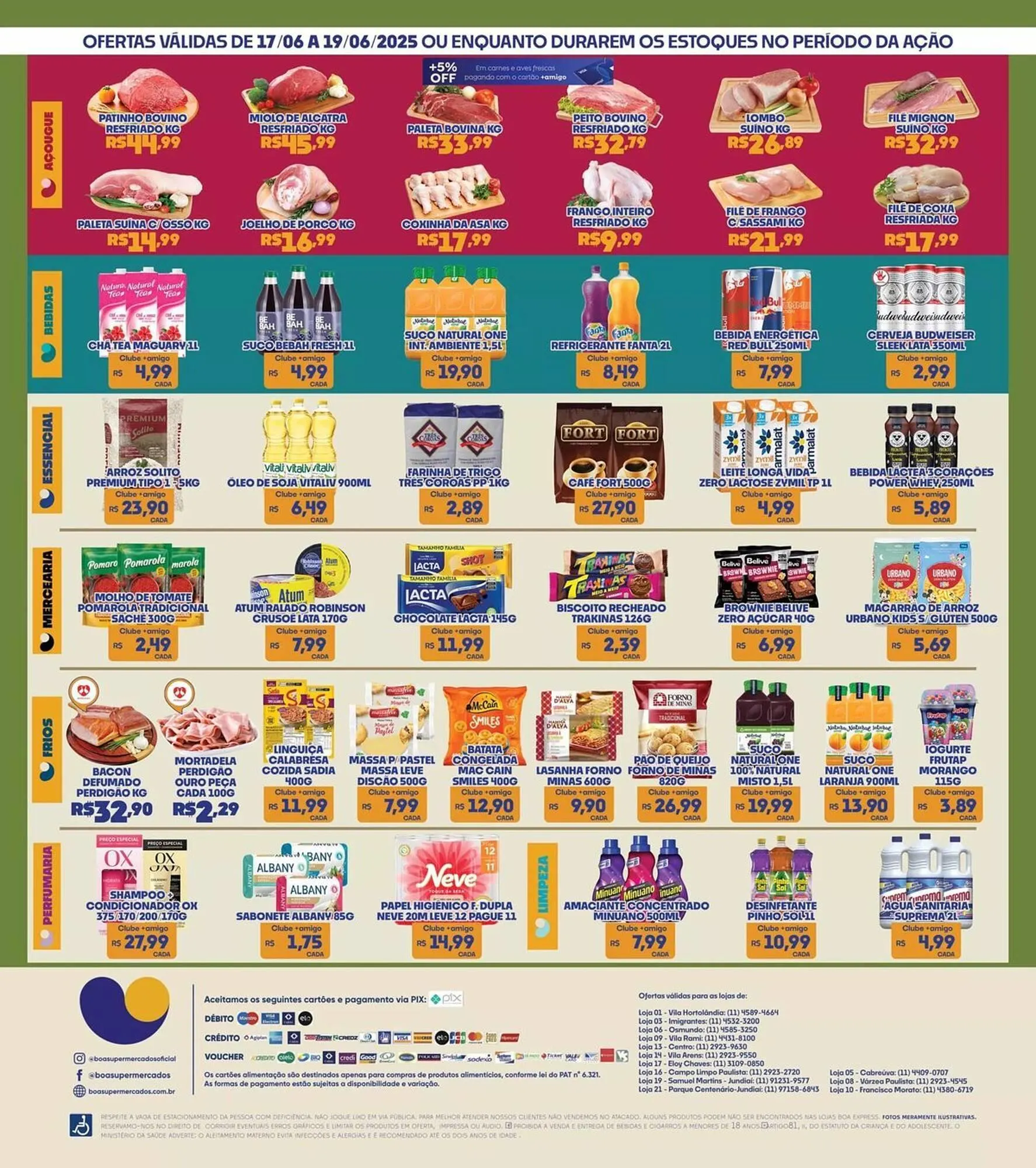 Encarte de Catálogo Boa Supermercados 17 de junho até 19 de junho 2025 - Pagina 2