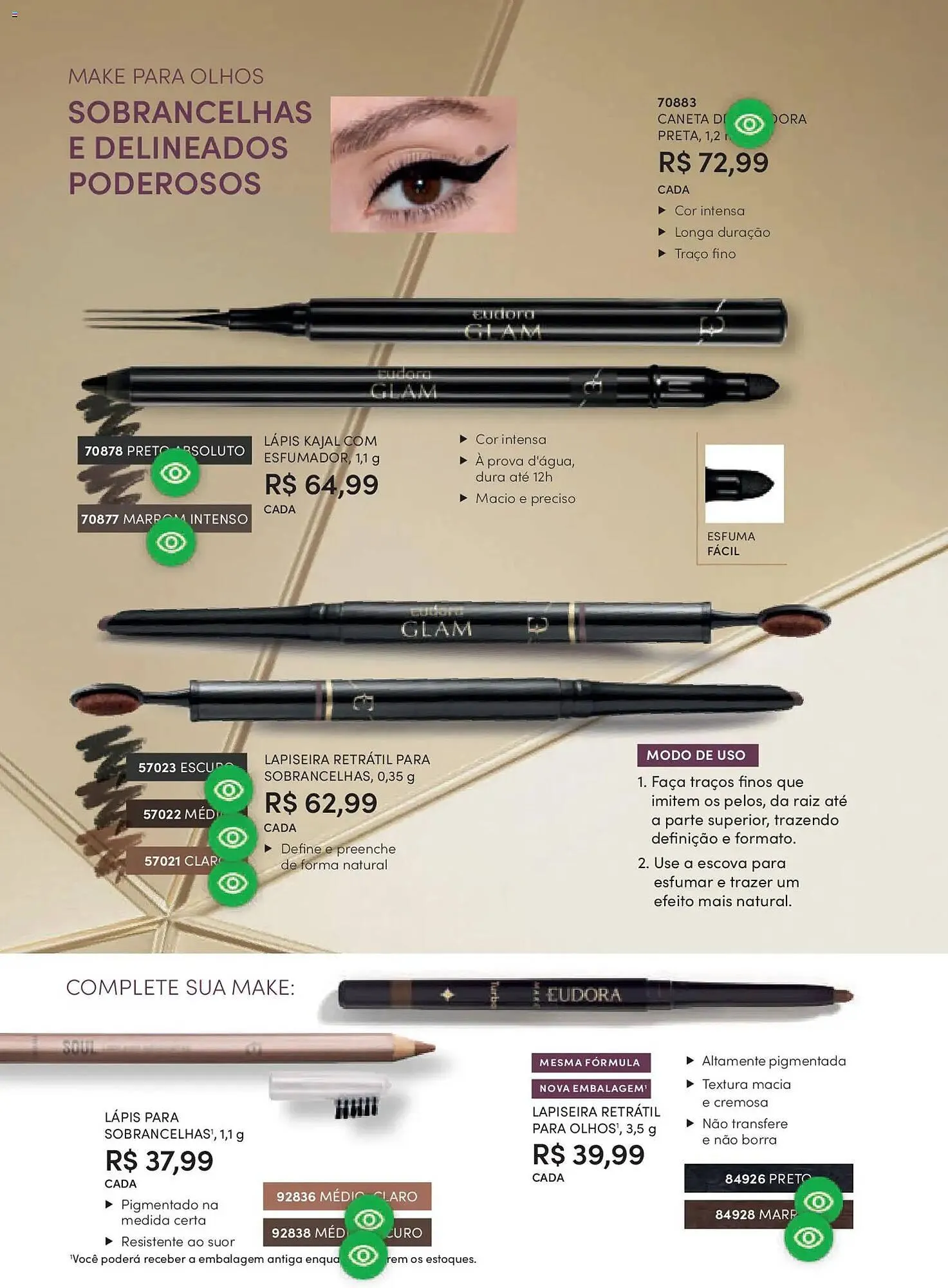 Encarte de Catálogo Eudora 8 de janeiro até 31 de janeiro 2026 - Pagina 101