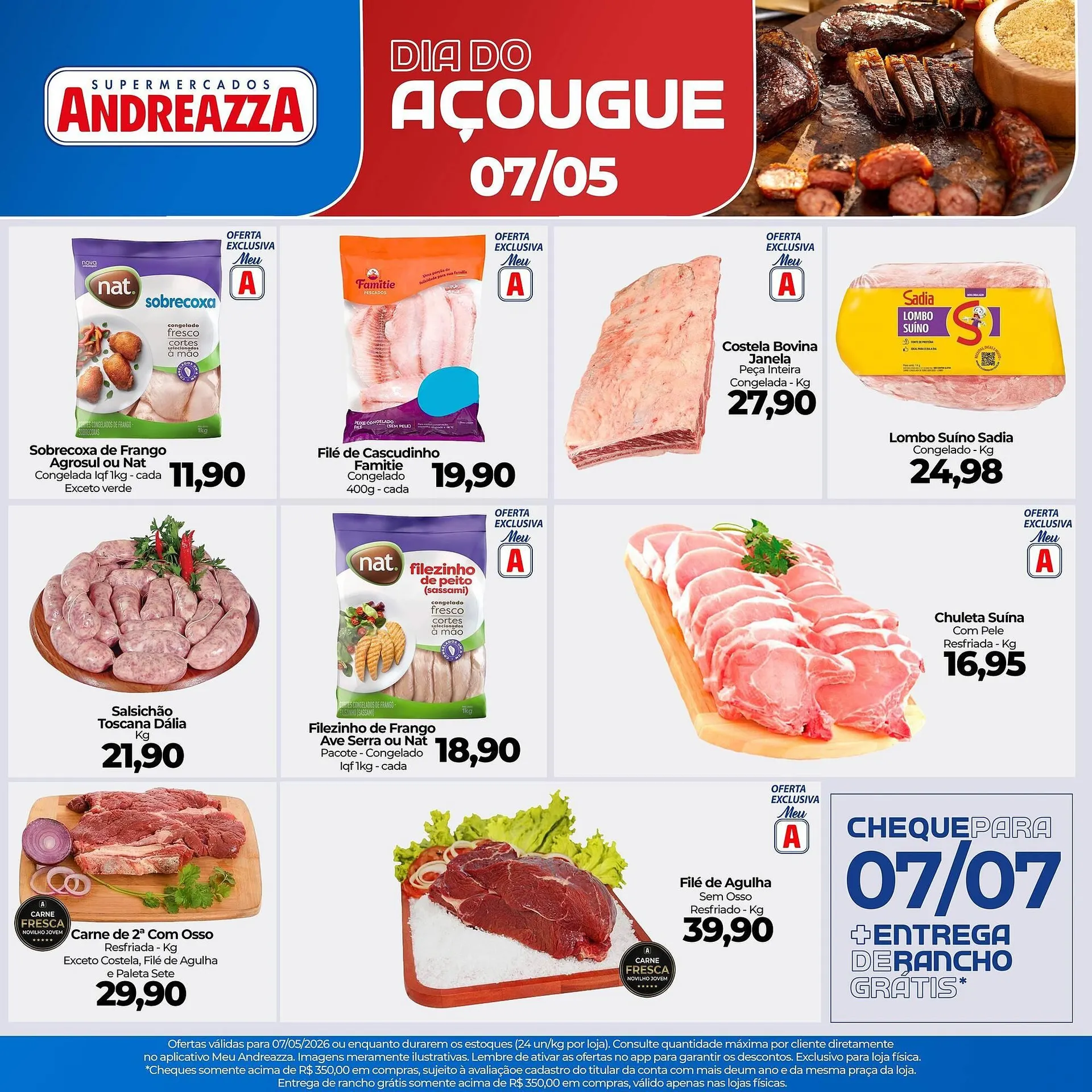 Encarte de Catálogo Supermercados Andreazza 7 de maio até 7 de maio 2026 - Pagina 1