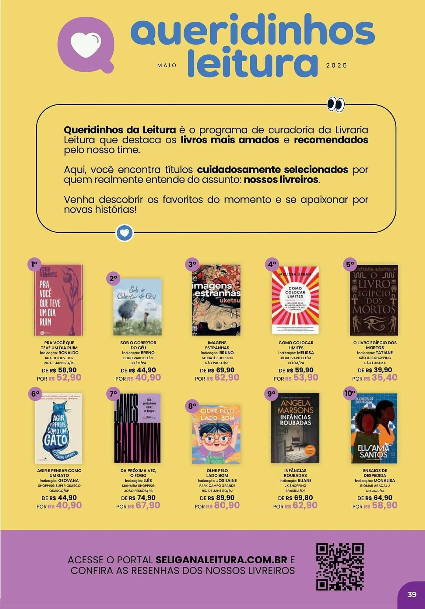 Encarte de Catálogo Livraria Leitura 27 de maio até 13 de julho 2025 - Pagina 39