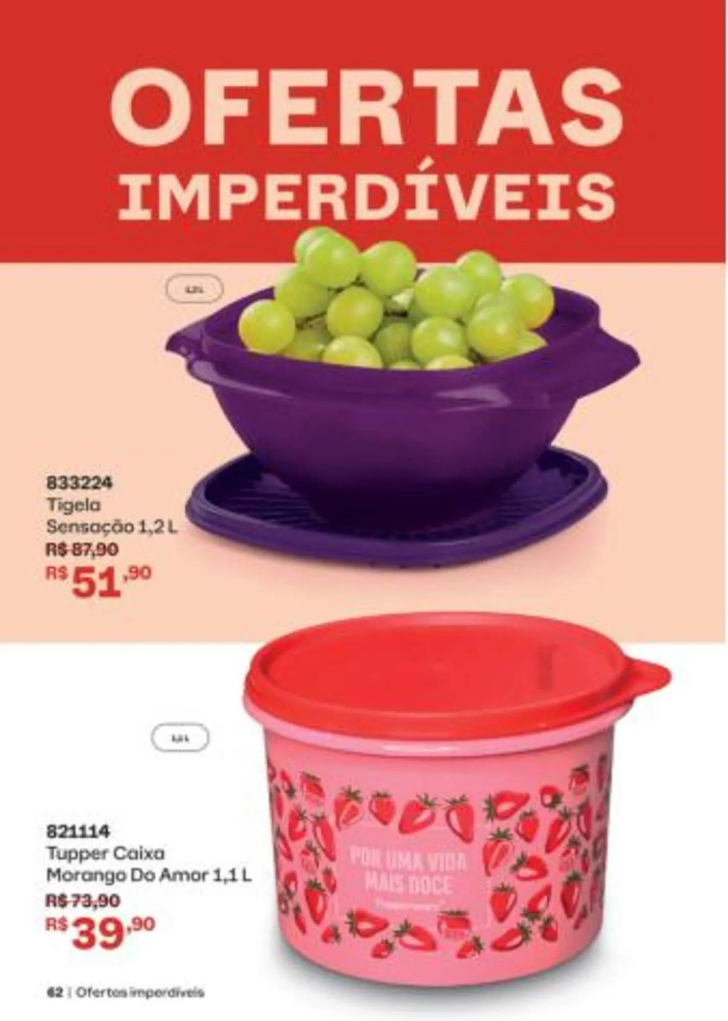 Encarte de Catálogo Tupperware 8 de maio até 30 de junho 2026 - Pagina 62