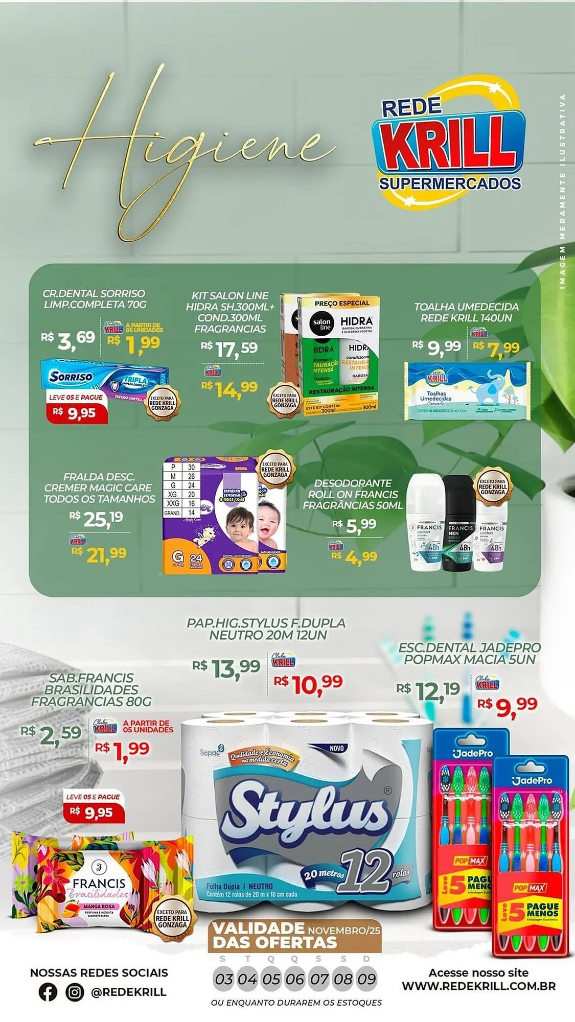 Encarte de Folheto Rede Krill 4 de novembro até 9 de novembro 2025 - Pagina 1