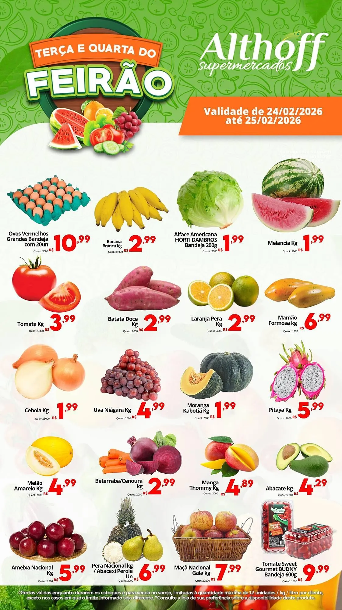 Encarte de Encarte Althoff Supermercados 25 de fevereiro até 25 de fevereiro 2026 - Pagina 1