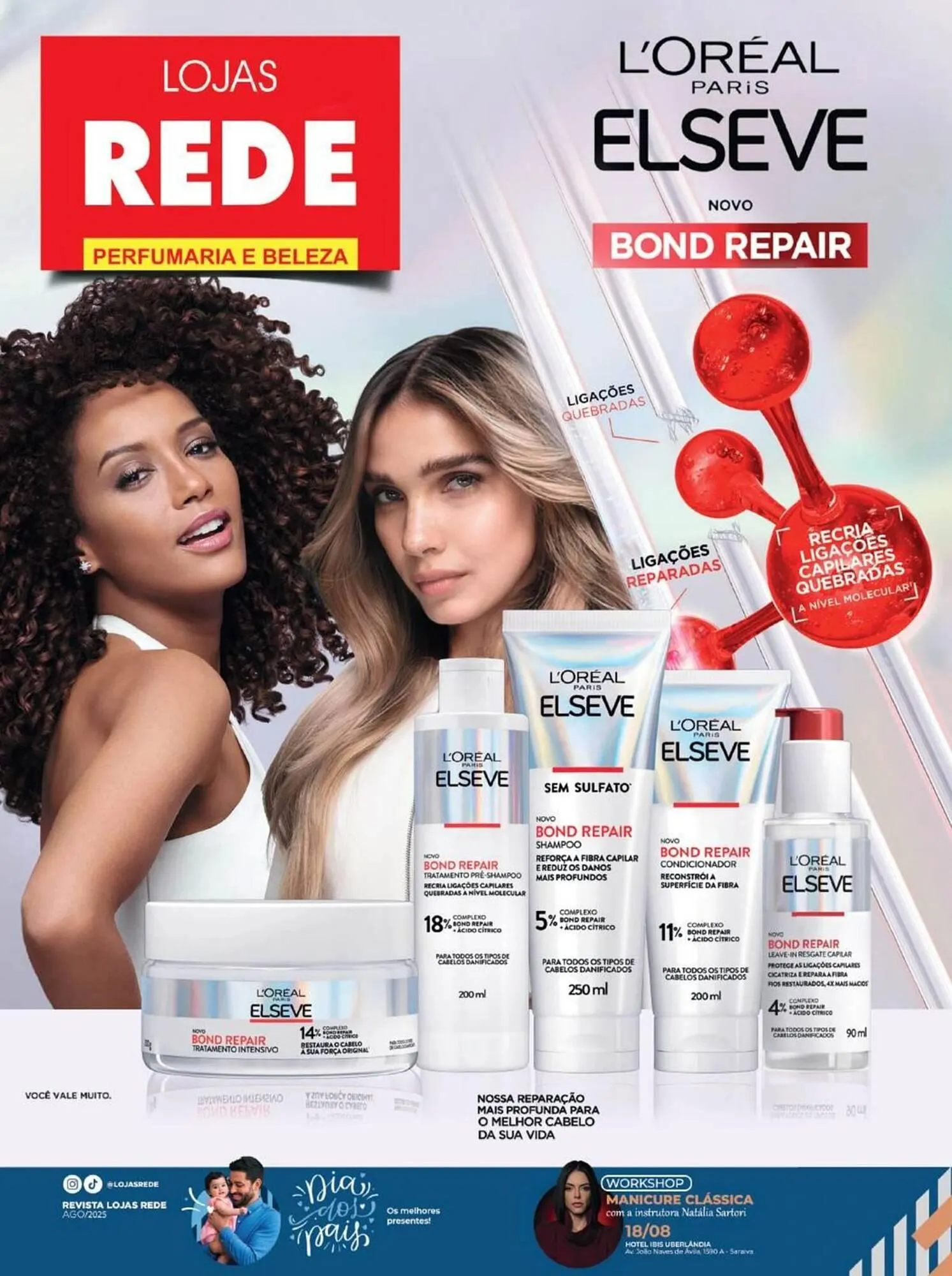 Encarte de Catálogo Lojas Rede 1 de agosto até 31 de agosto 2025 - Pagina 1