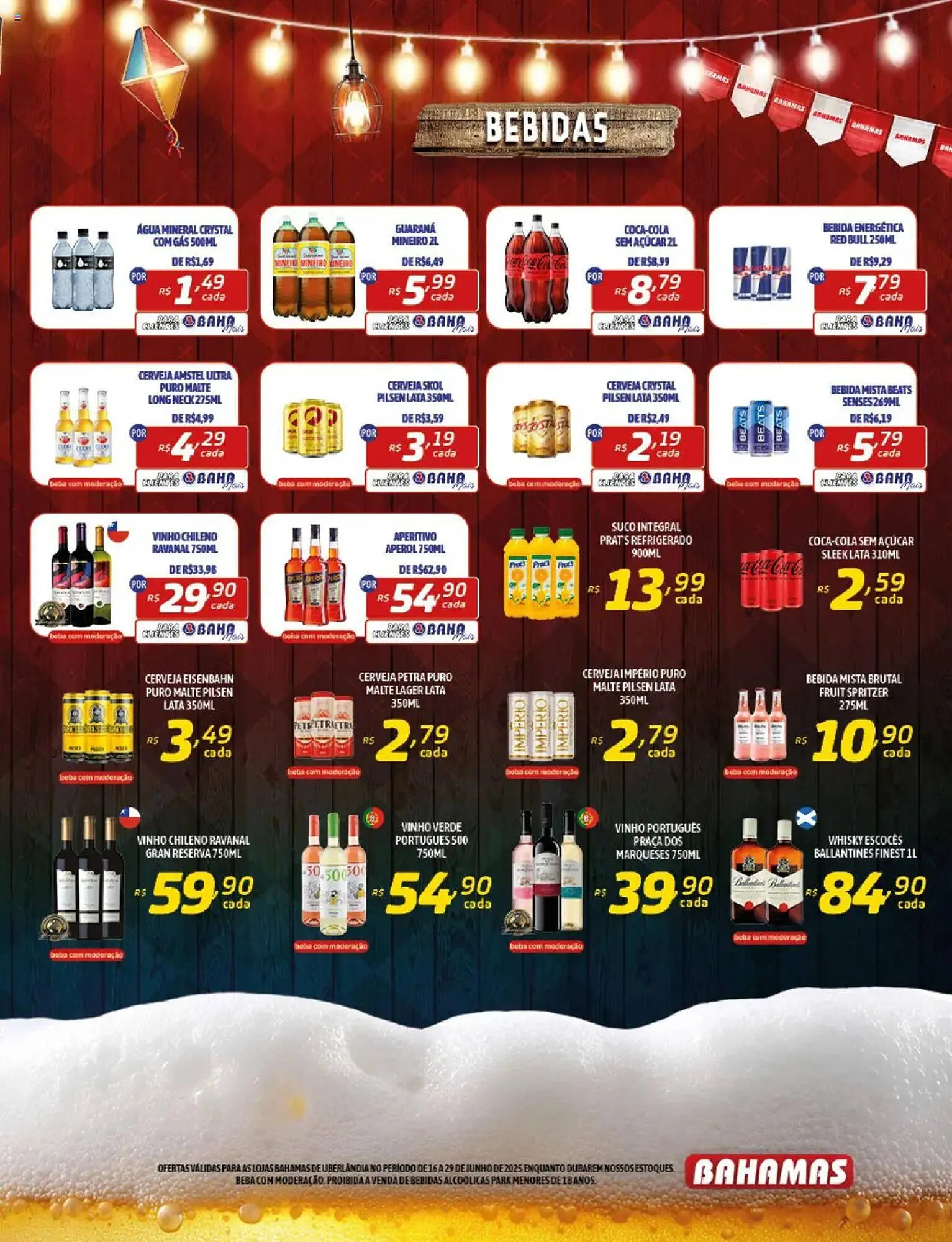 Encarte de Catálogo Bahamas Supermercados 16 de junho até 30 de junho 2025 - Pagina 13