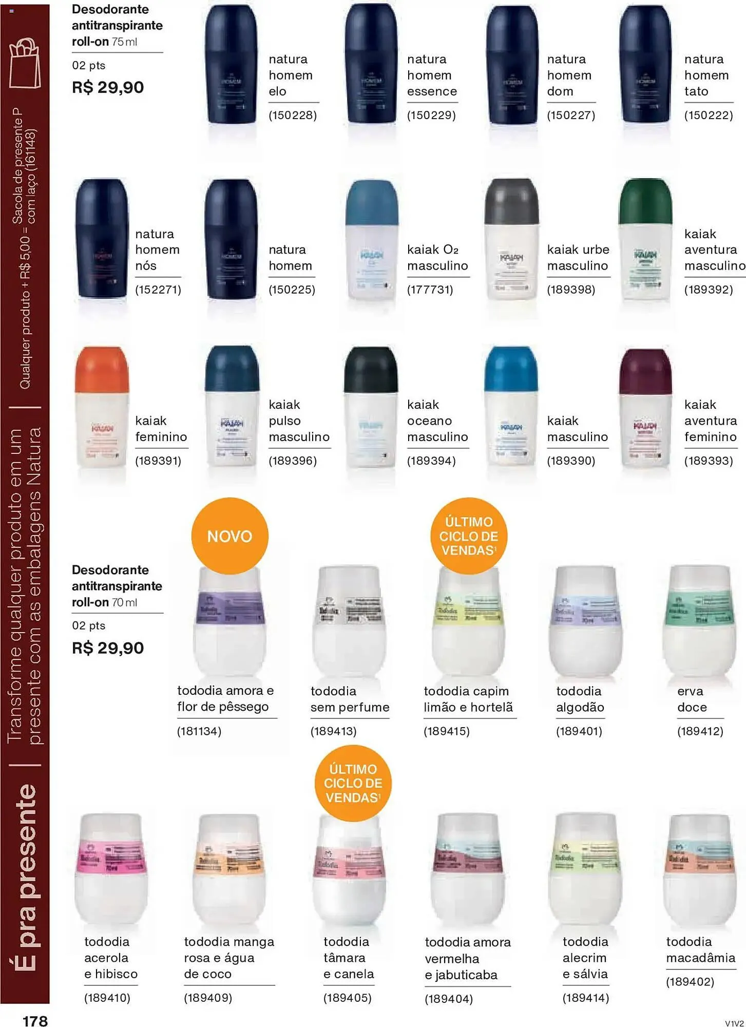 Encarte de Catálogo Natura 26 de novembro até 26 de dezembro 2025 - Pagina 178