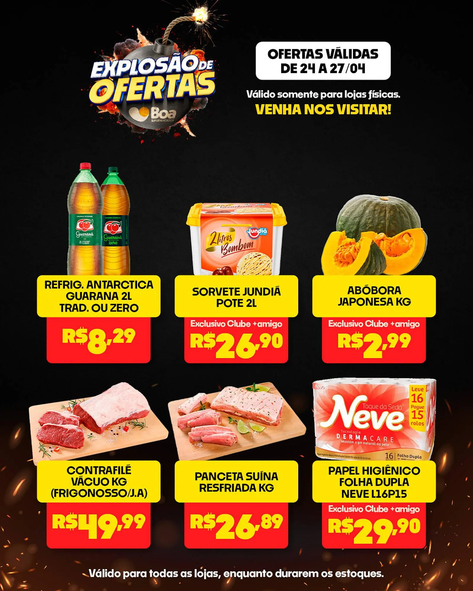 Encarte de Tabloide Boa Supermercados 24 de abril até 27 de abril 2026 - Pagina 2