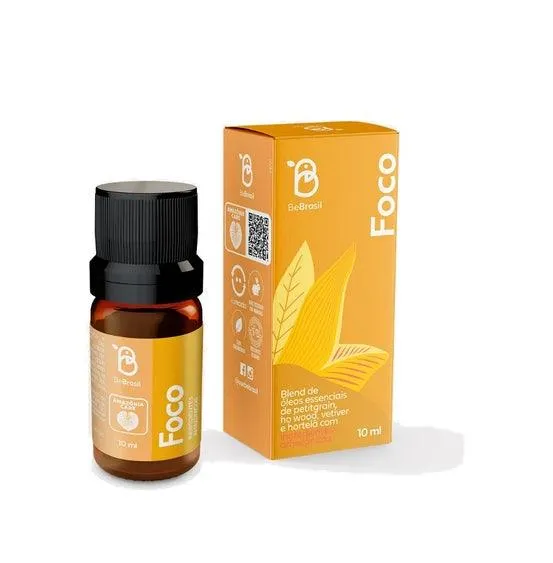 Óleo Essencial Bebrasil Blend Foco 10ml