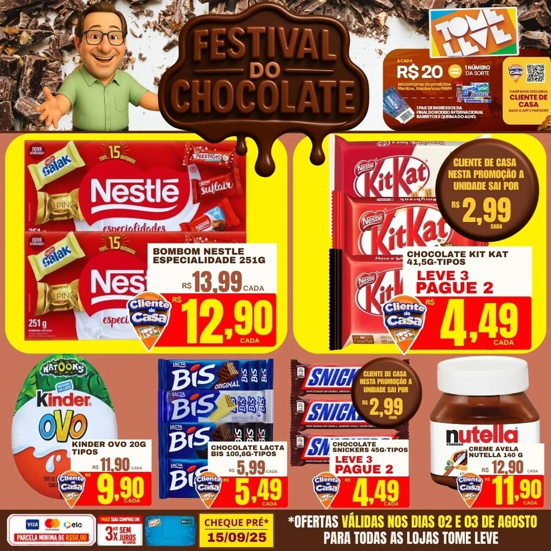 Encarte de Catálogo Tome Leve 2 de agosto até 3 de agosto 2025 - Pagina 4