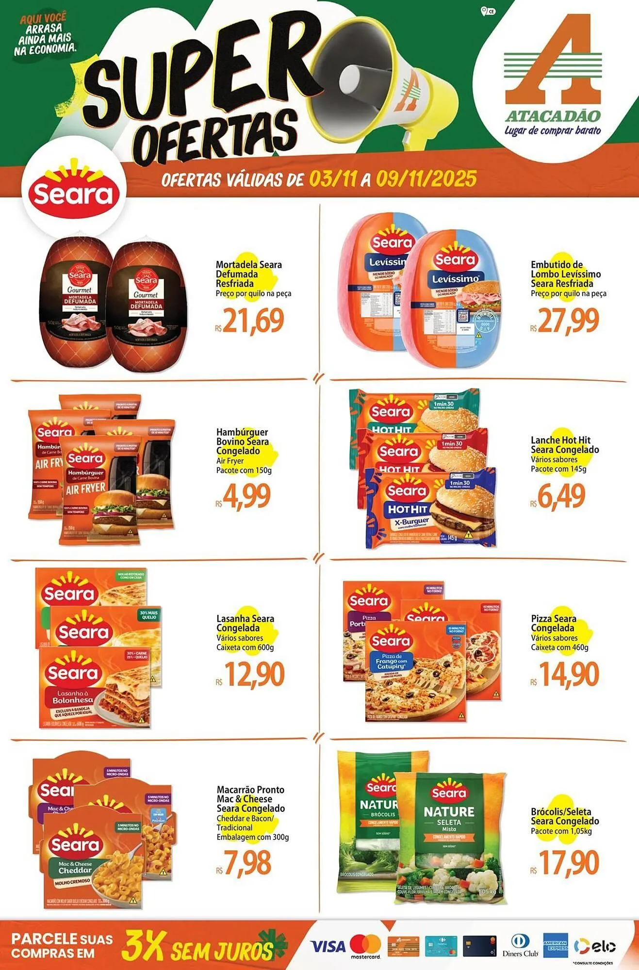 Encarte de Folheto Atacadão 3 de novembro até 9 de novembro 2025 - Pagina 1