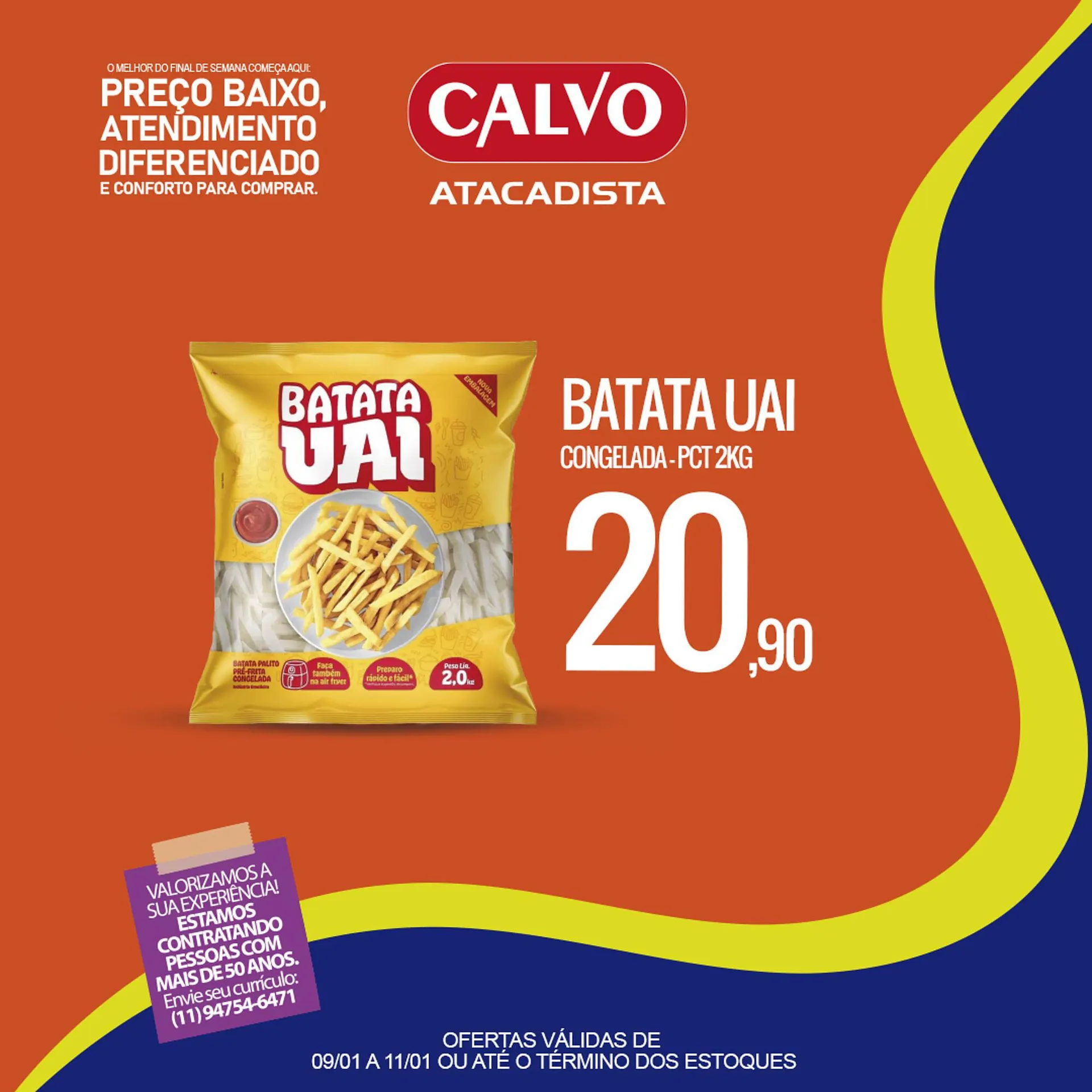 Encarte de Folheto Calvo Atacadista 10 de janeiro até 11 de janeiro 2026 - Pagina 3